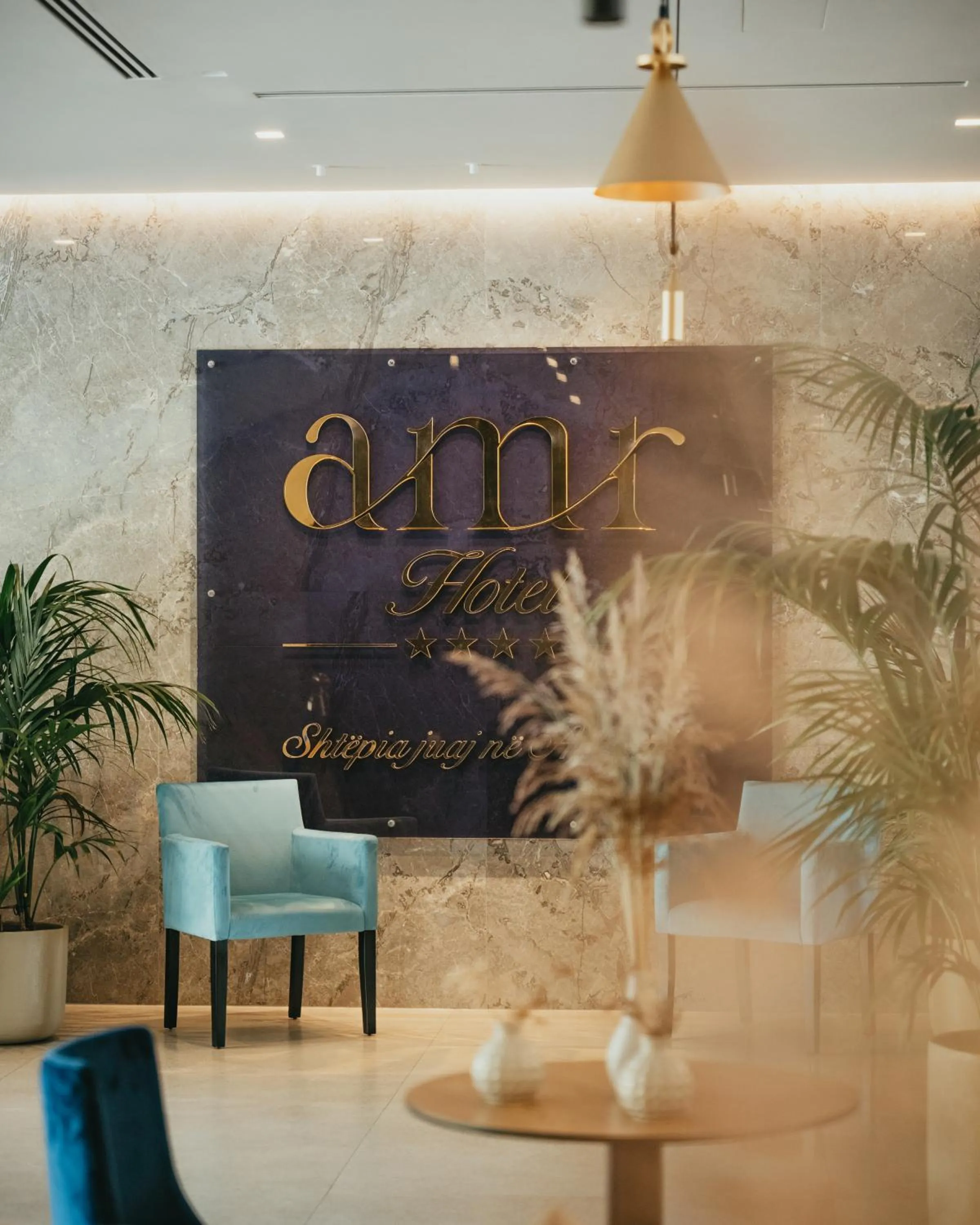Seating area in AMR Hotel - Durres