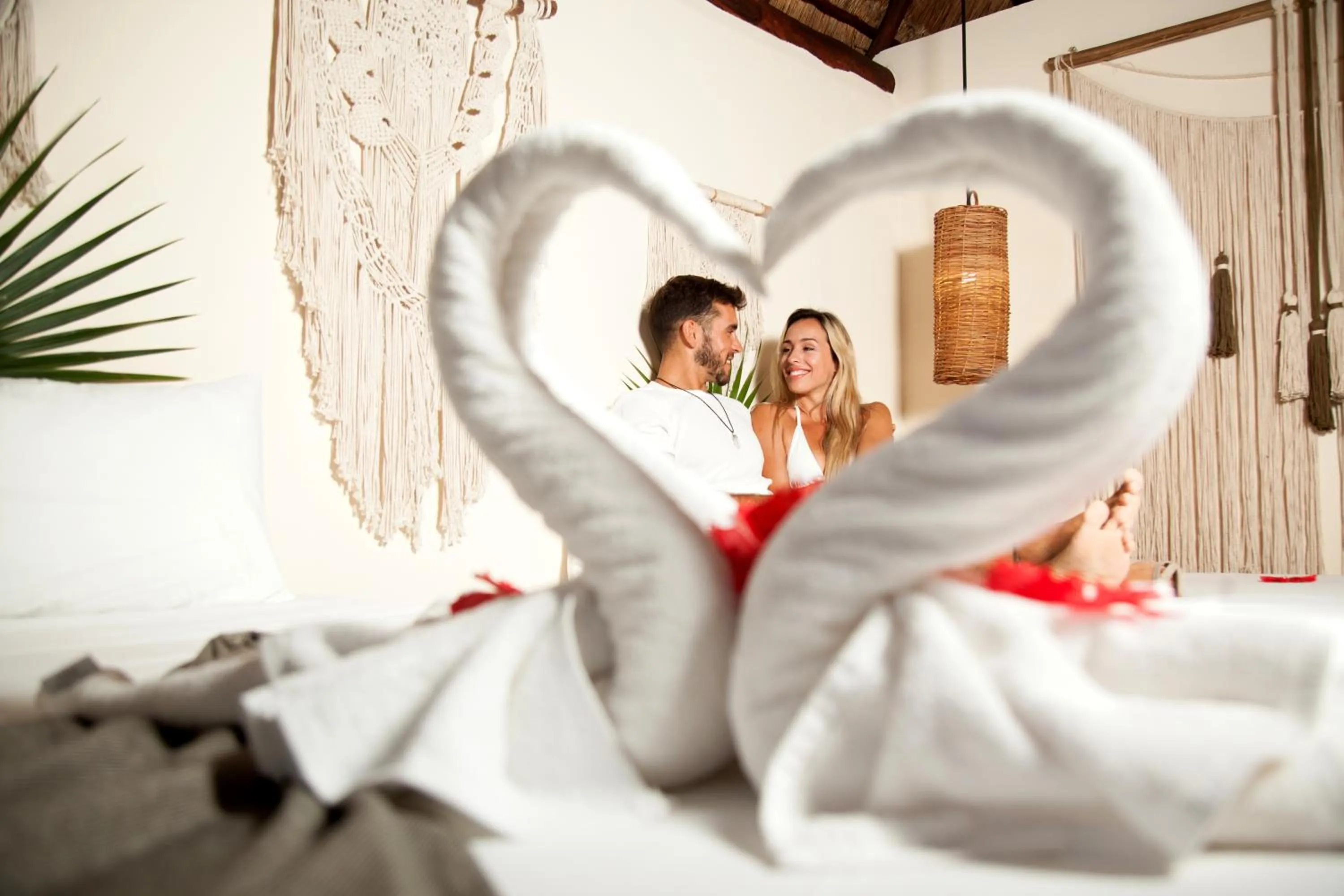 People, Bed in Magic Xcacel Tulum