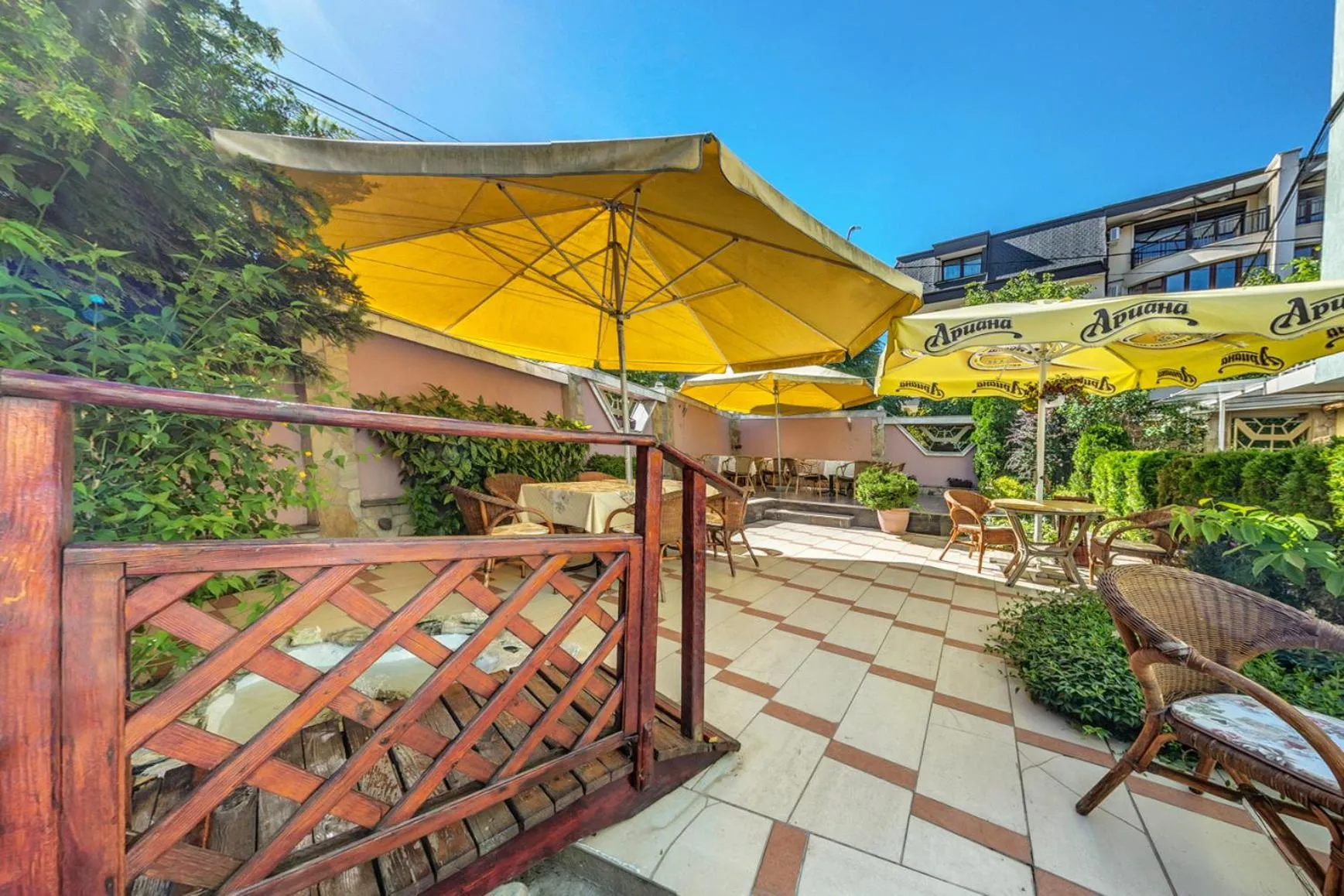 Garden in Hotel Darling