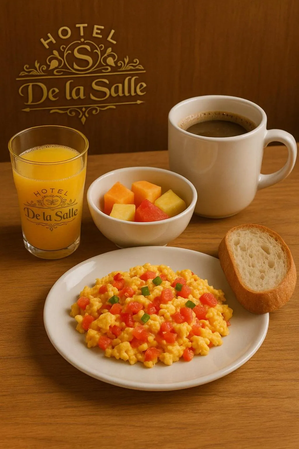 Food and drinks in Hotel de la Salle