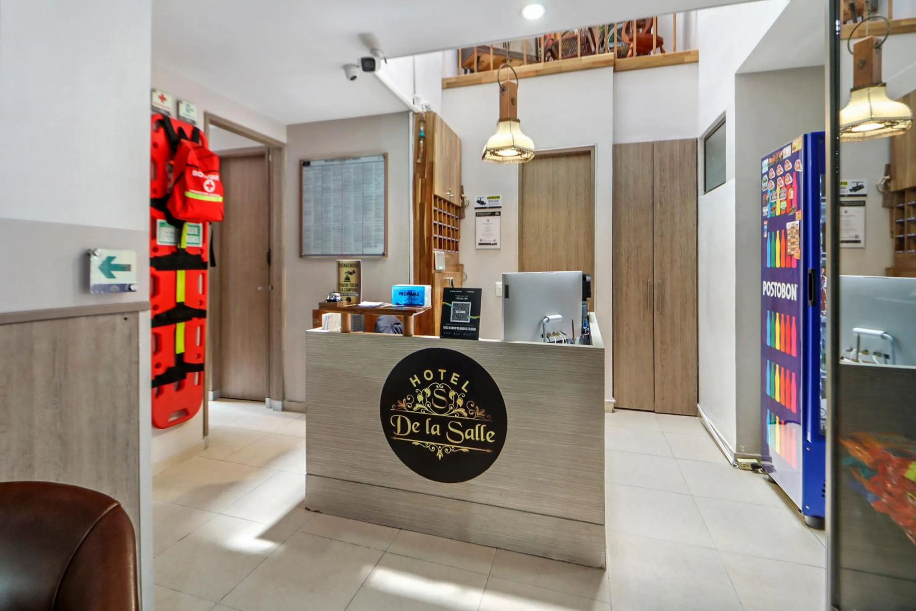 Lobby or reception in Hotel de la Salle