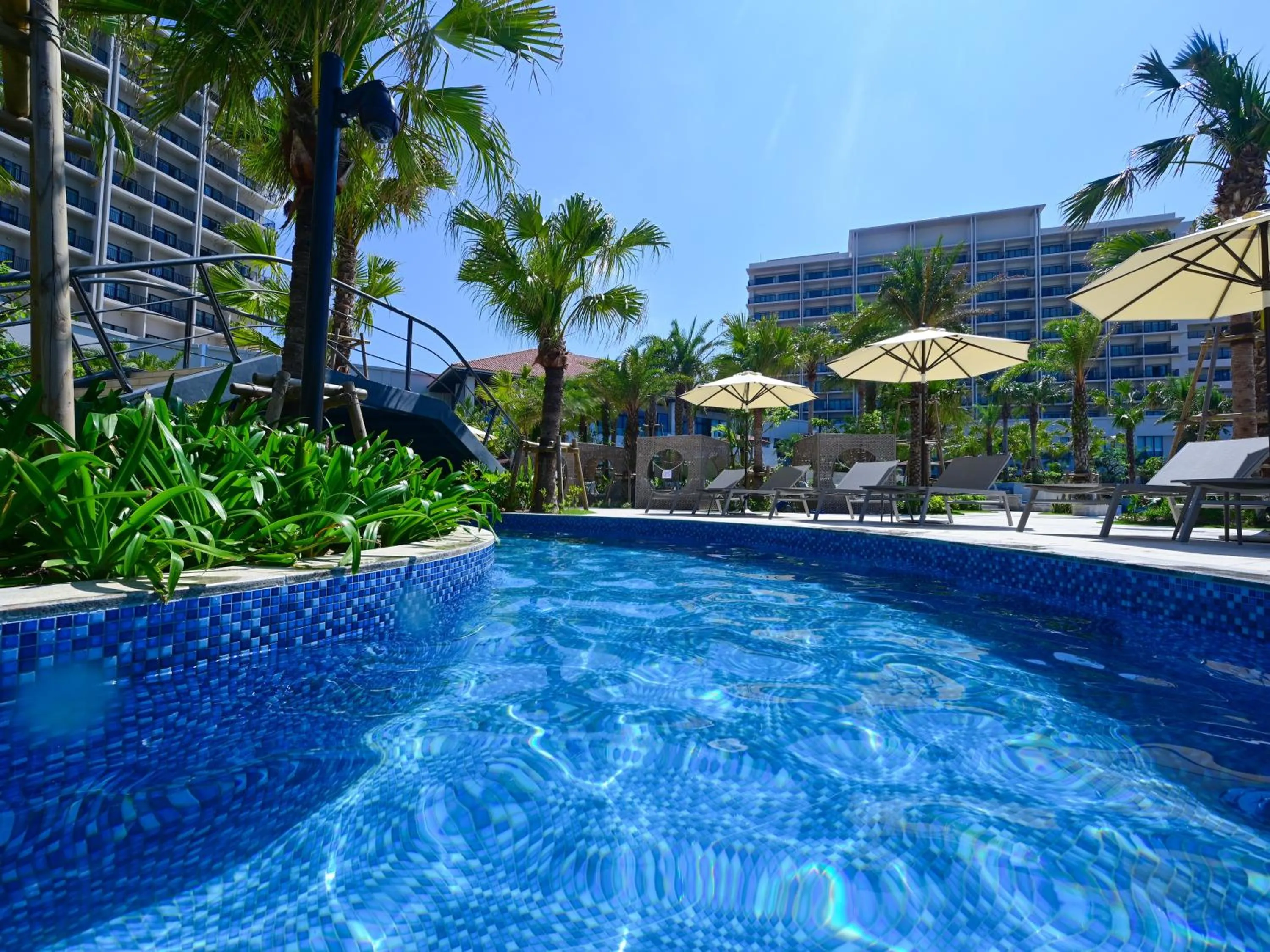 Swimming pool in Ryukyu Hotel & Resort Nashiro Beach