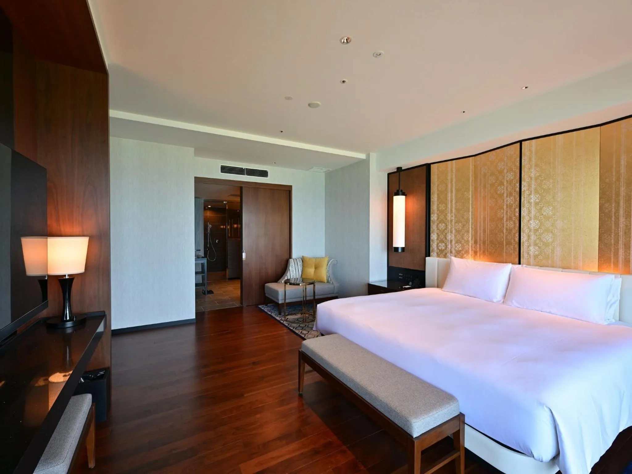 Bedroom, Bed in Ryukyu Hotel & Resort Nashiro Beach