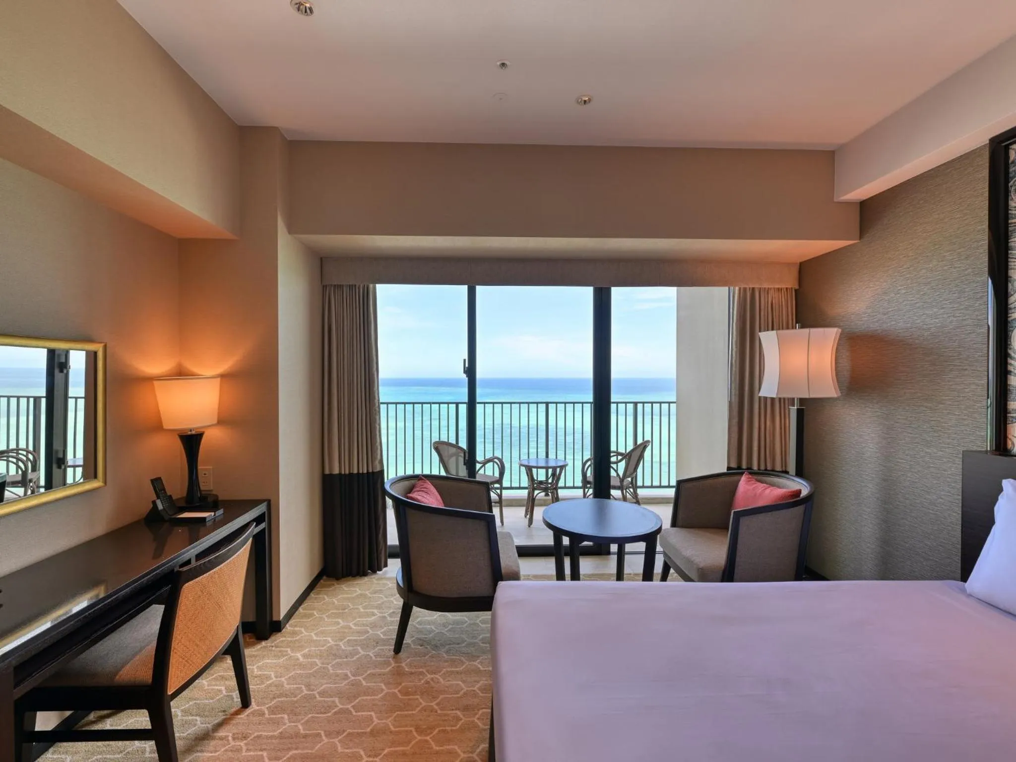 Photo of the whole room, Bed in Ryukyu Hotel & Resort Nashiro Beach