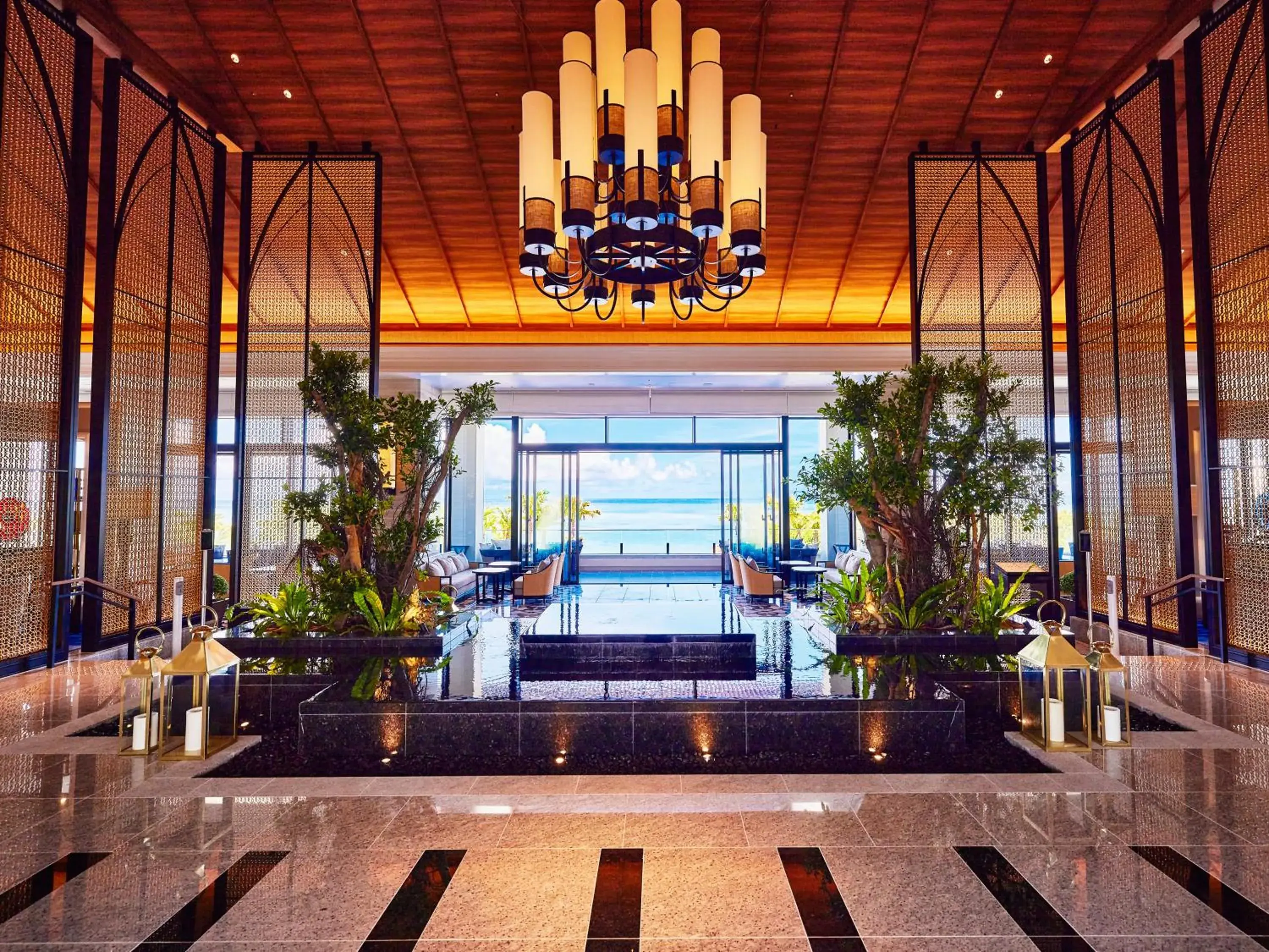 Lobby or reception in Ryukyu Hotel & Resort Nashiro Beach Lobby or reception in Ryukyu Hotel & Resort Nashiro Beach