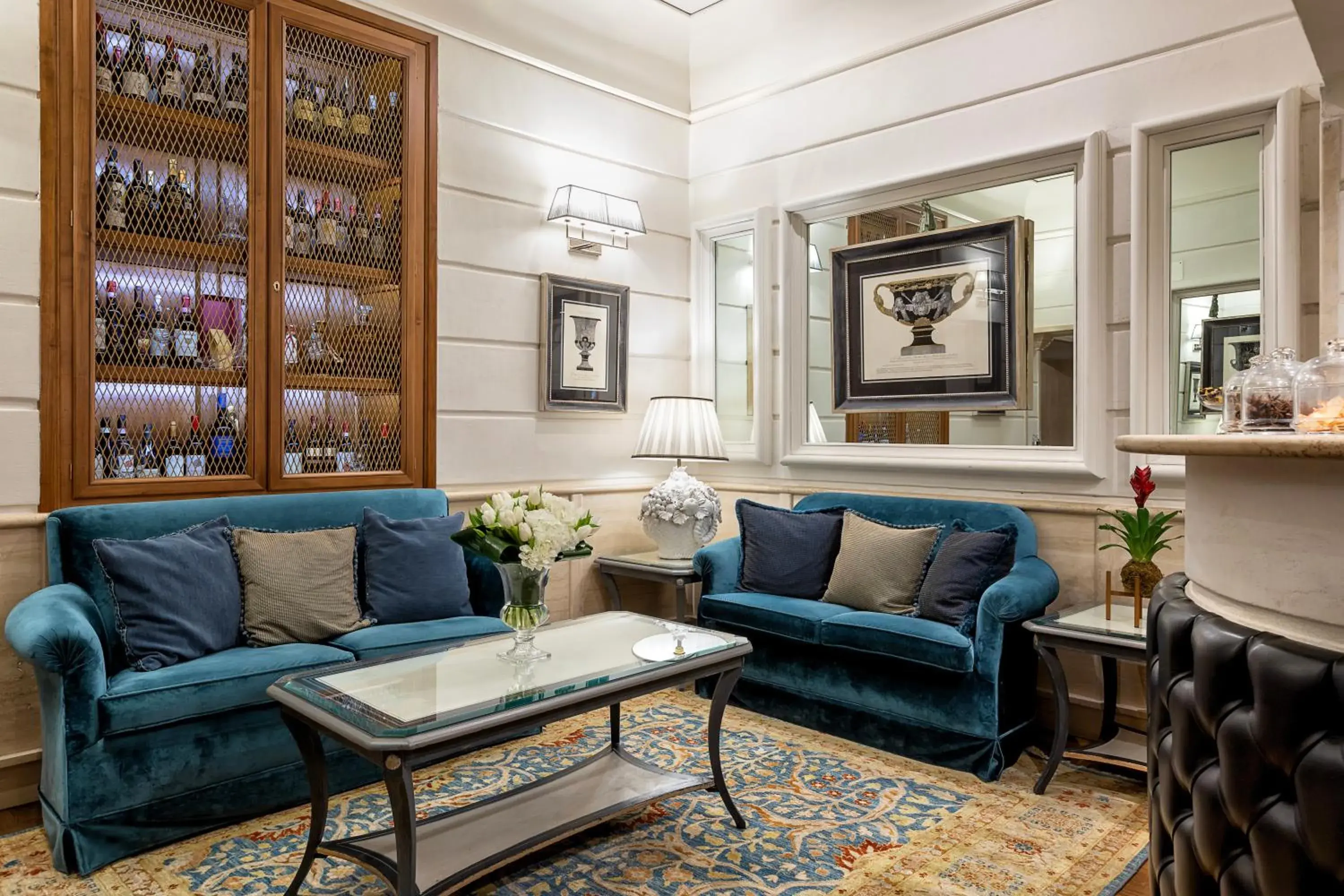 Lounge or bar in Hotel Barocco Lounge or bar in Hotel Barocco