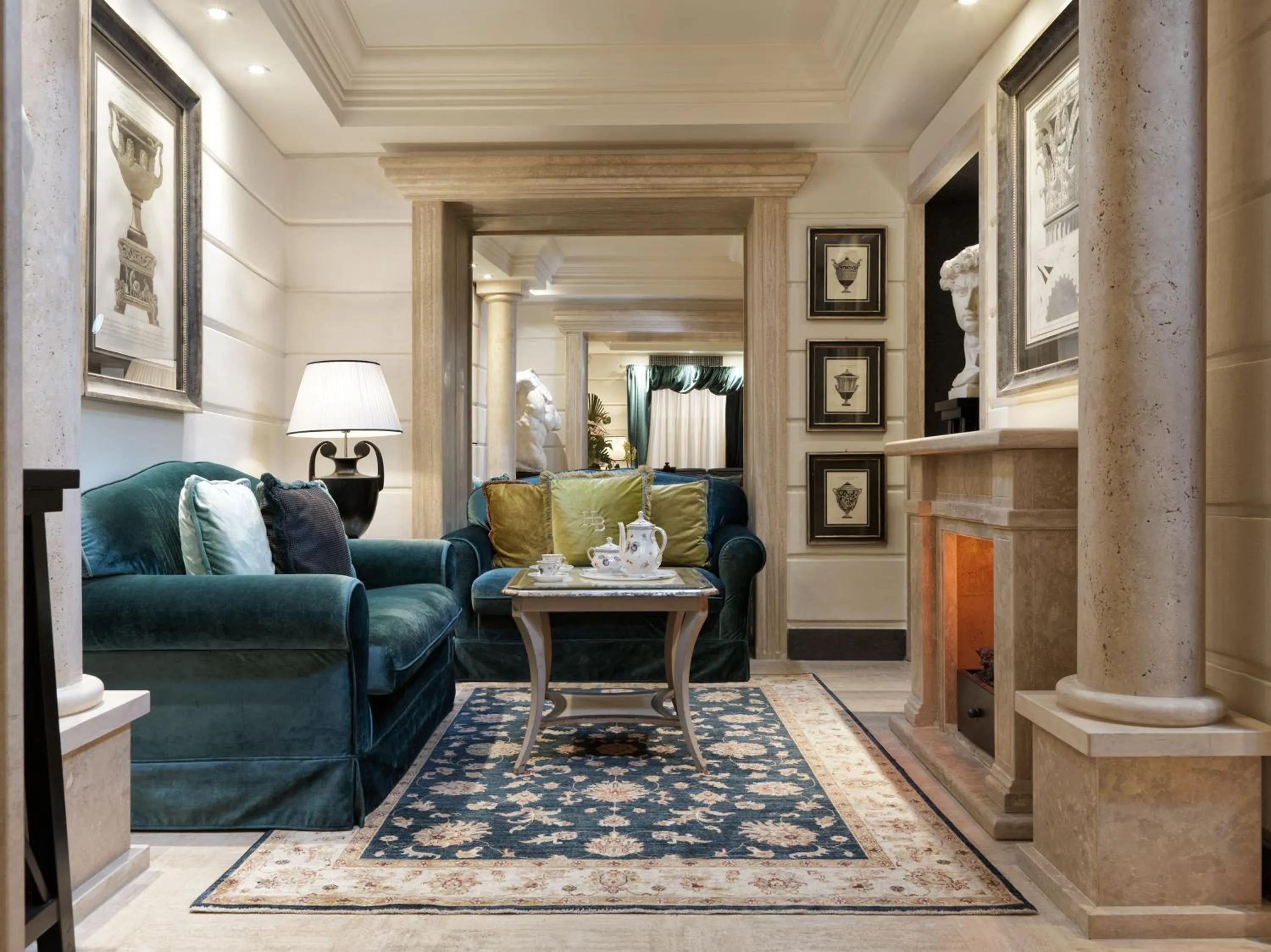 Lobby or reception in Hotel Barocco