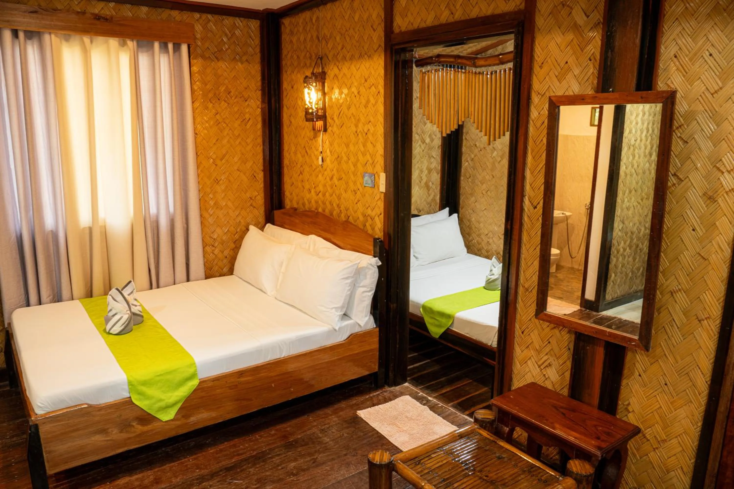 Bedroom, Bed in El Nido Viewdeck Cottages