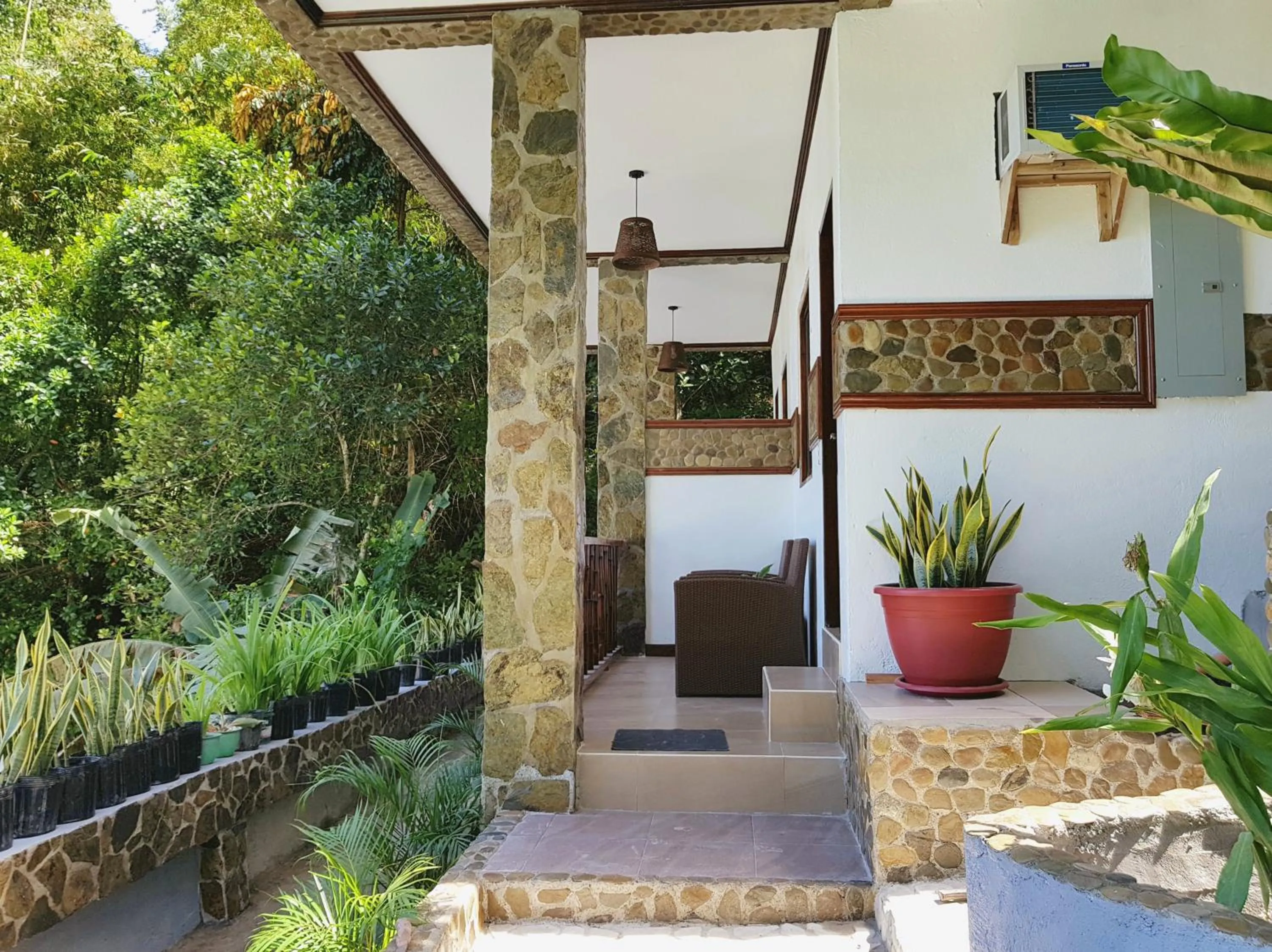 Patio in El Nido Viewdeck Cottages