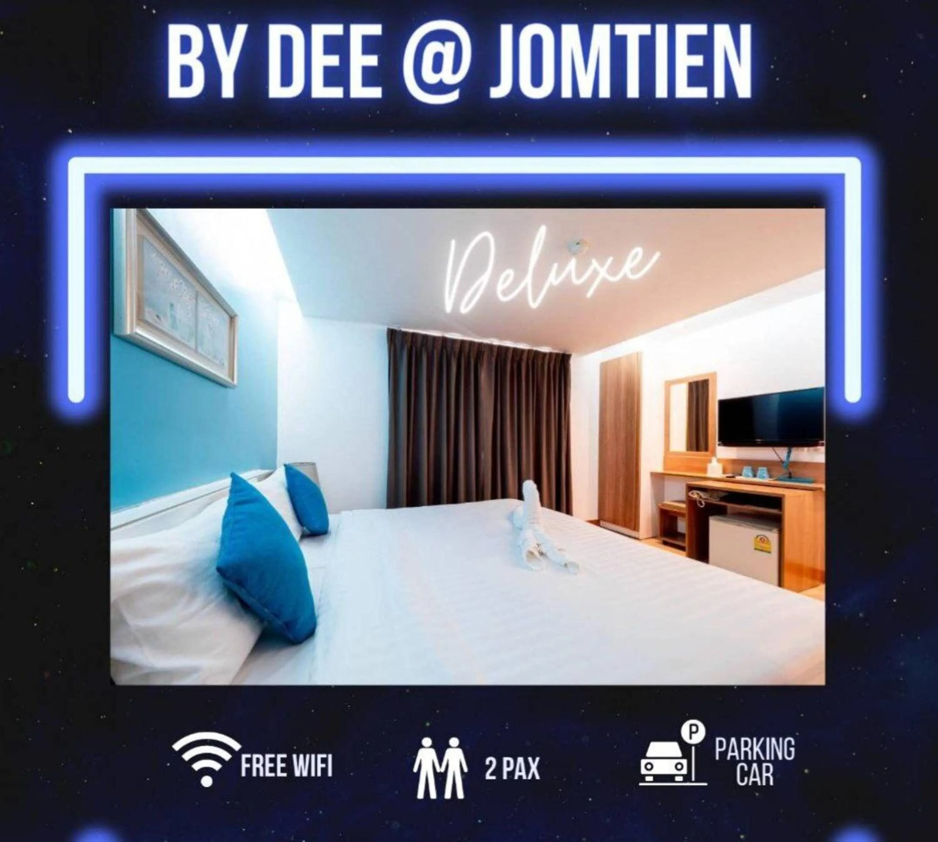 Bedroom, Bed in By Dee at Jomtien