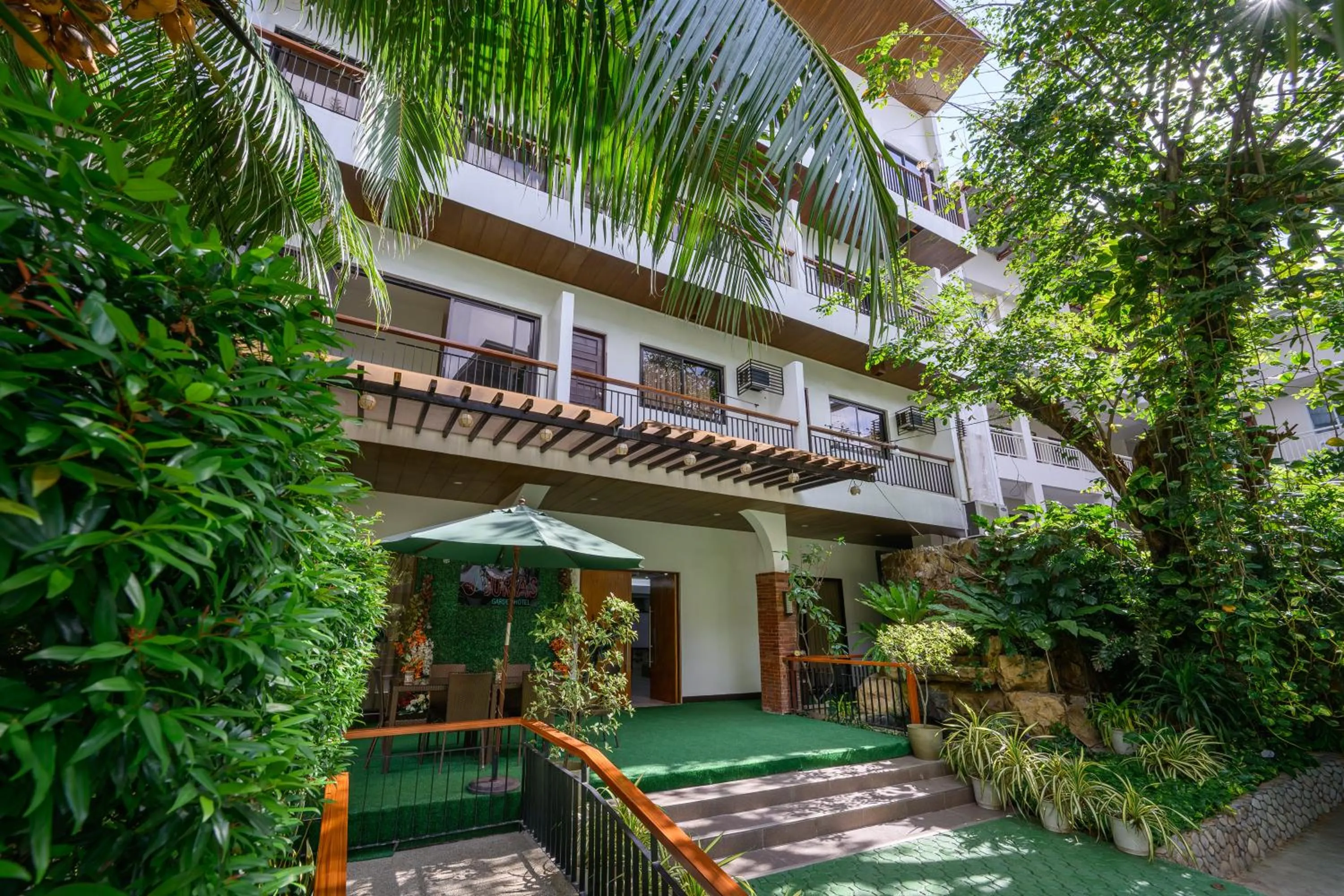 Property building in Jurias Garden Hotel