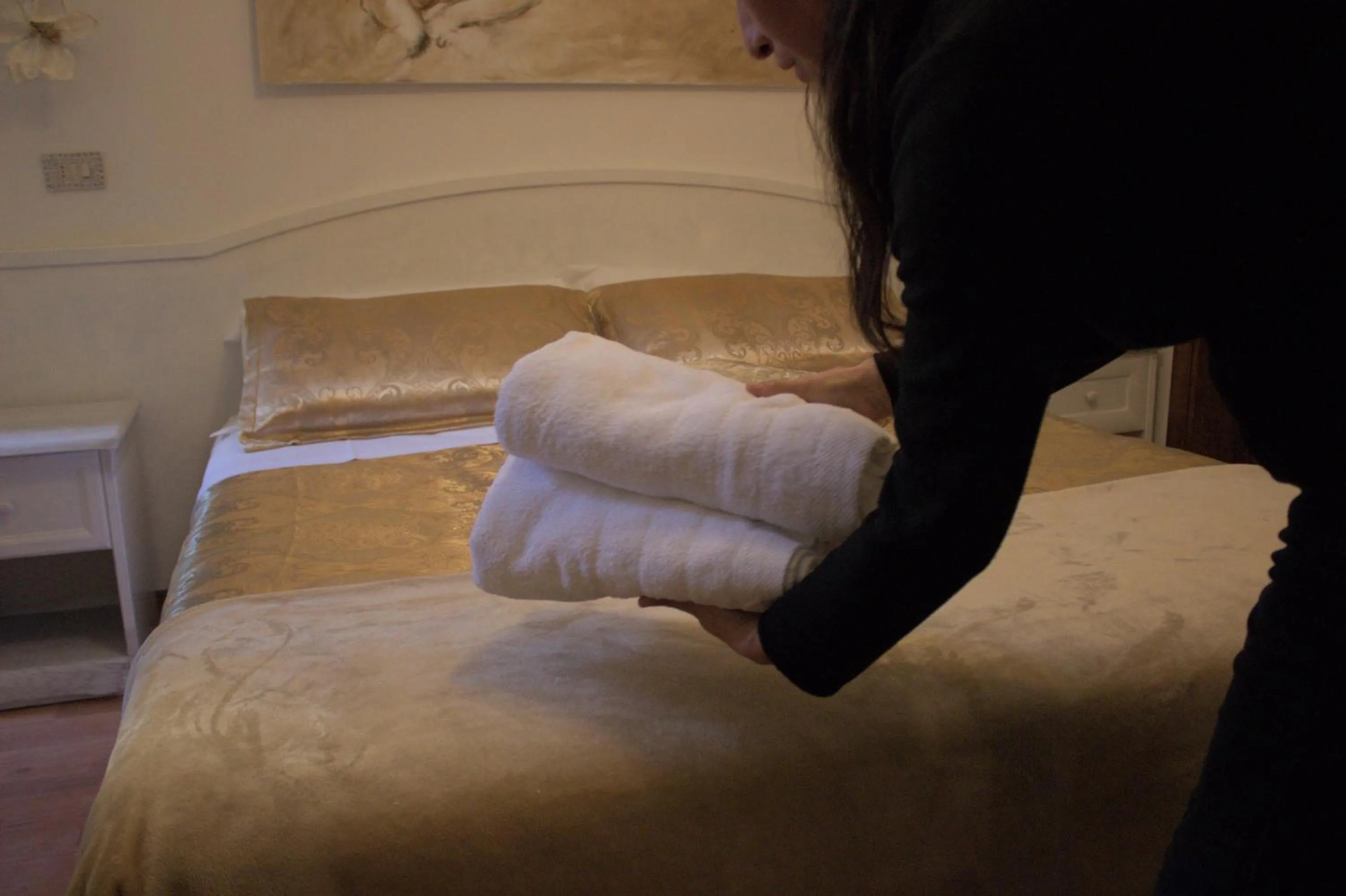 Photo of the whole room, Bed in Soggiorno Madrid