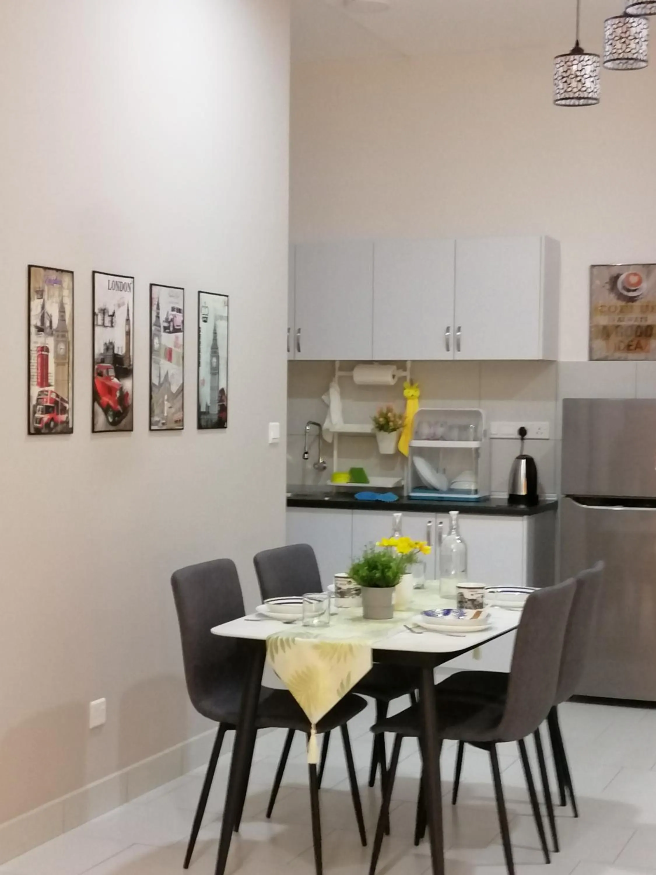 Dining area in Astetica Residences @ Seri Kembangan