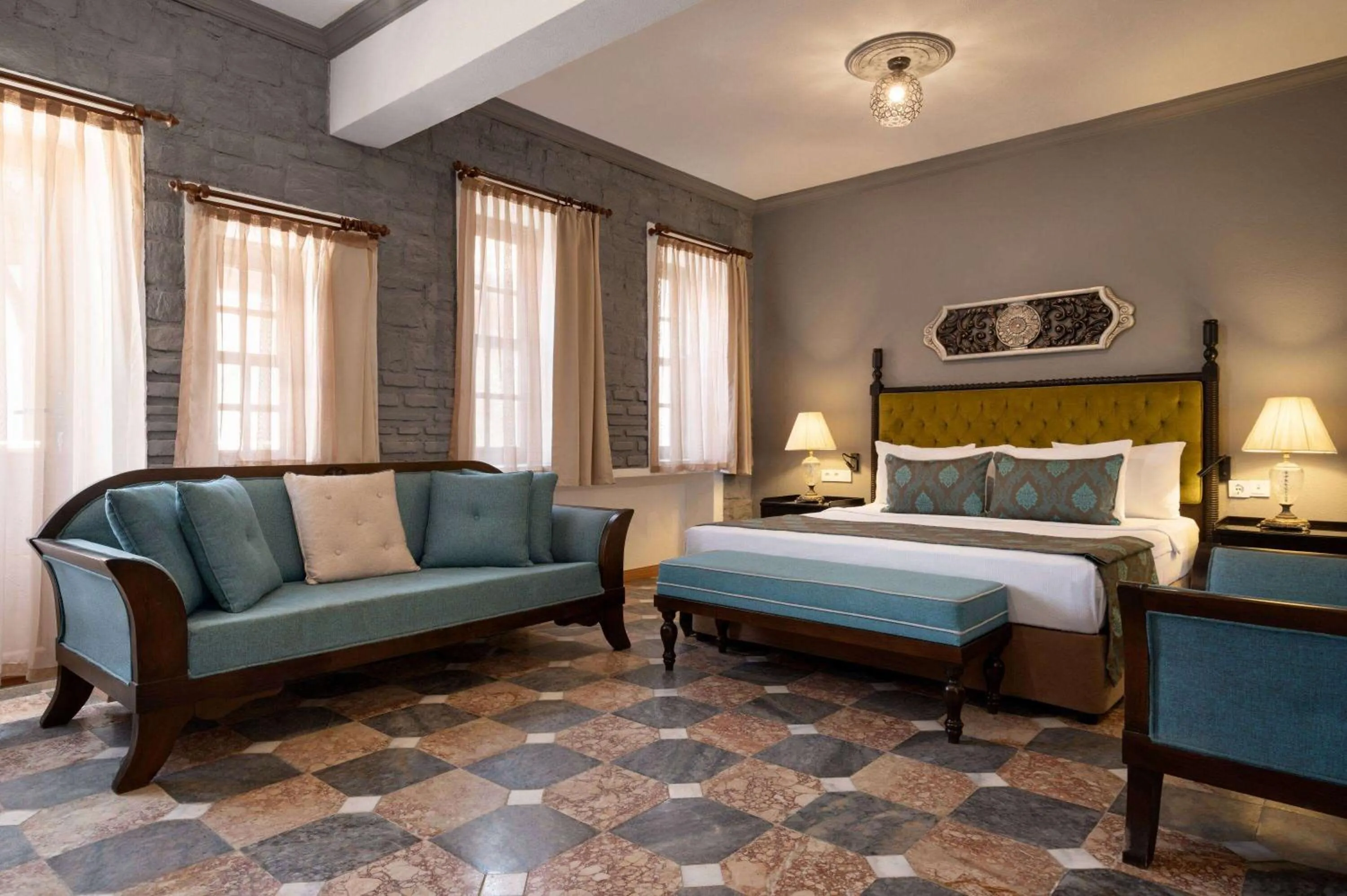 Photo of the whole room, Bed in Wyndham Datca Perili Bay