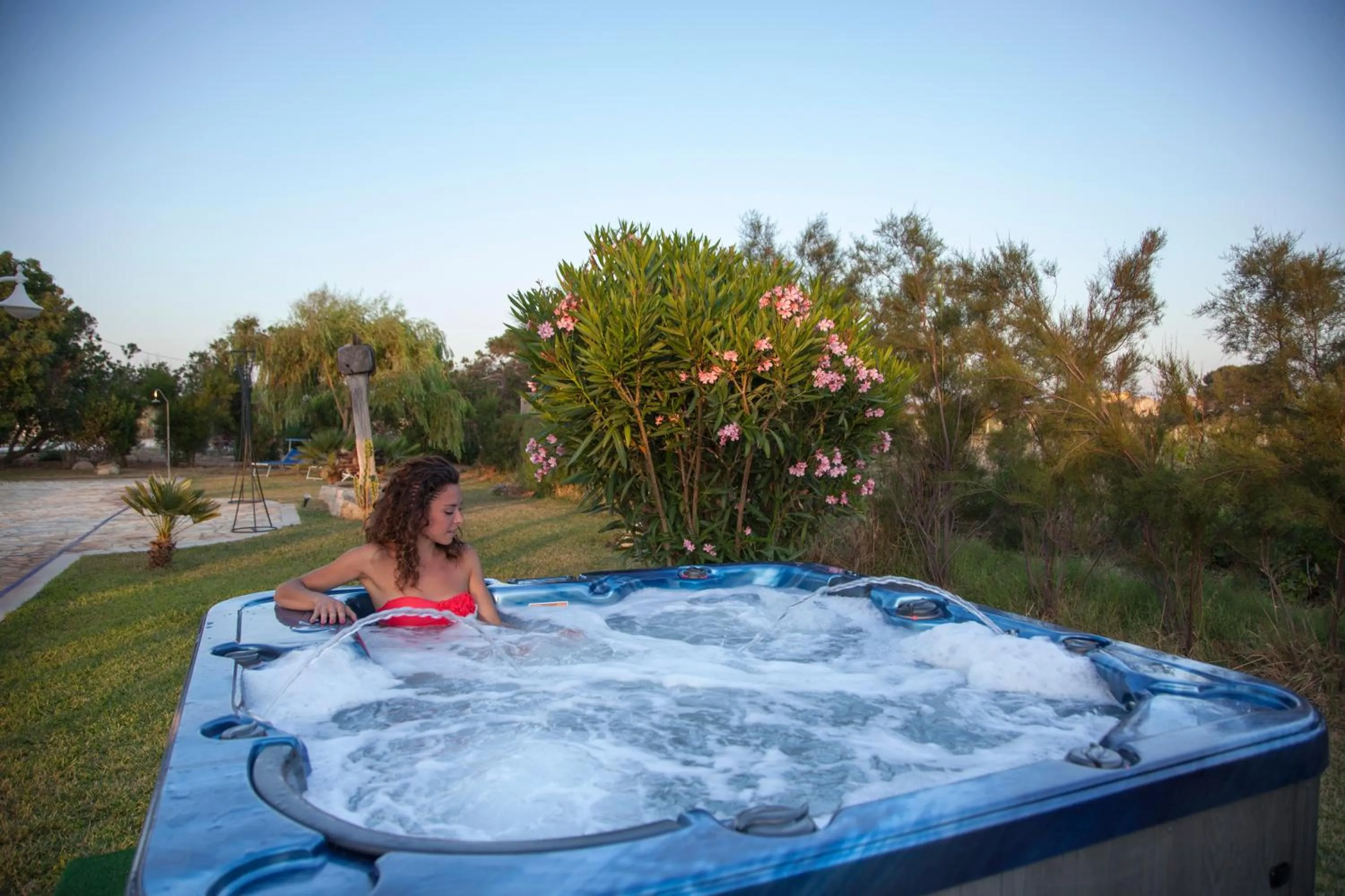 Hot Tub in Relais Antiche Saline