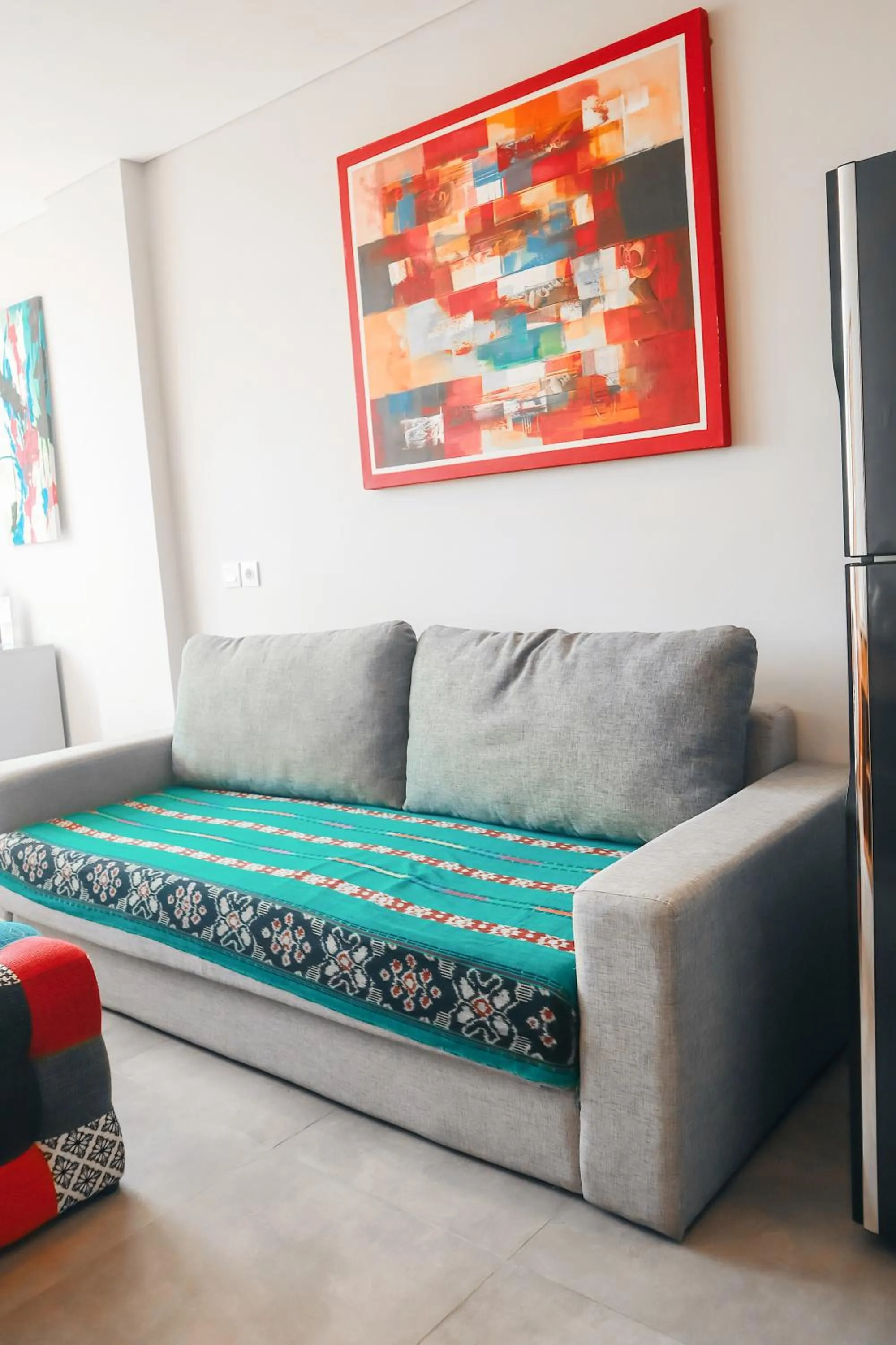 Living room, Bed in Harbour Komodo Hotel