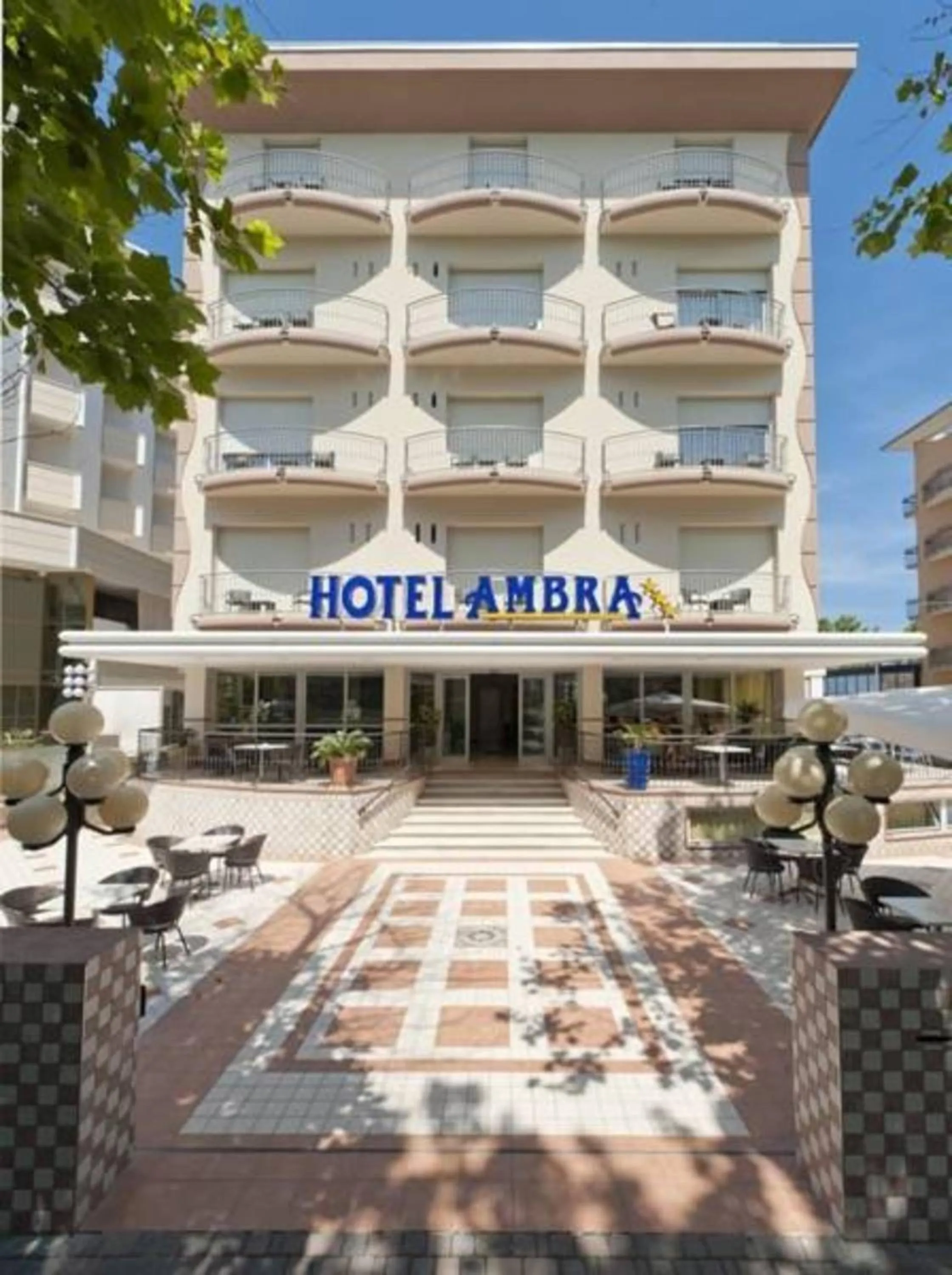 Property building in Hotel Ambra