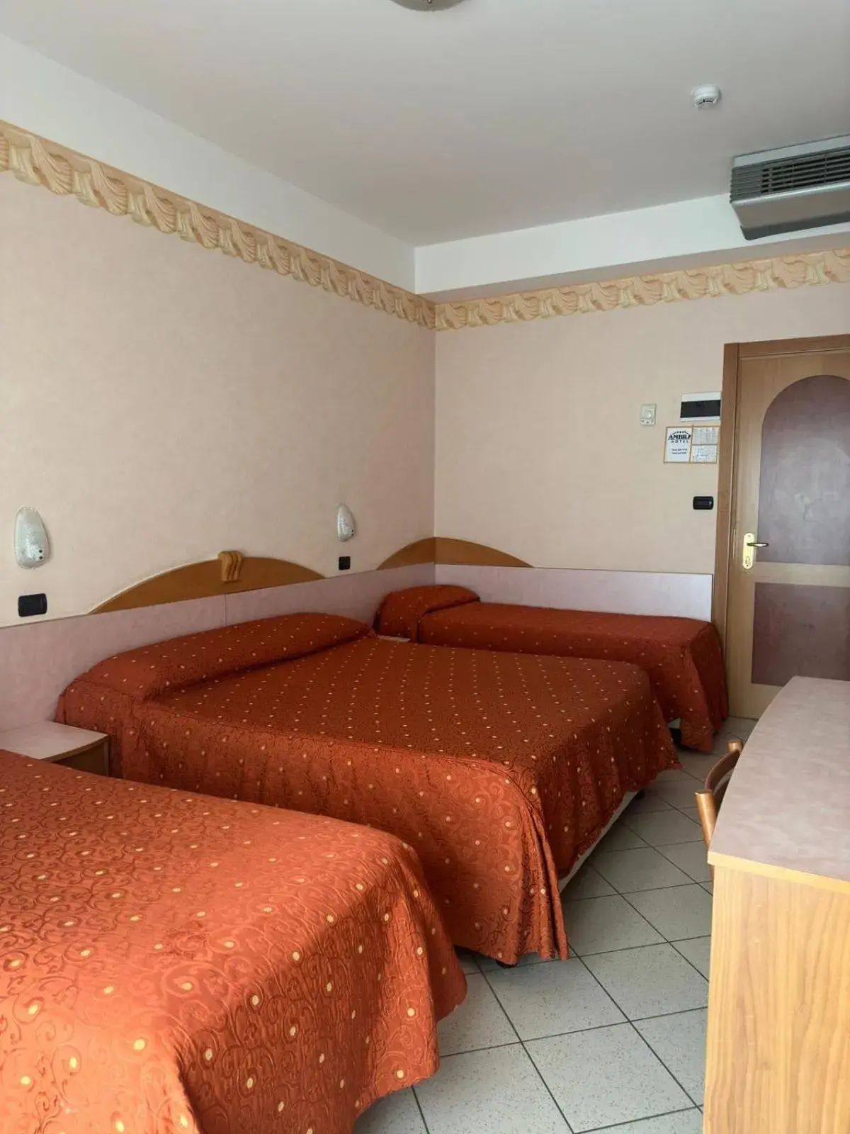 Bed in Hotel Ambra Bed in Hotel Ambra