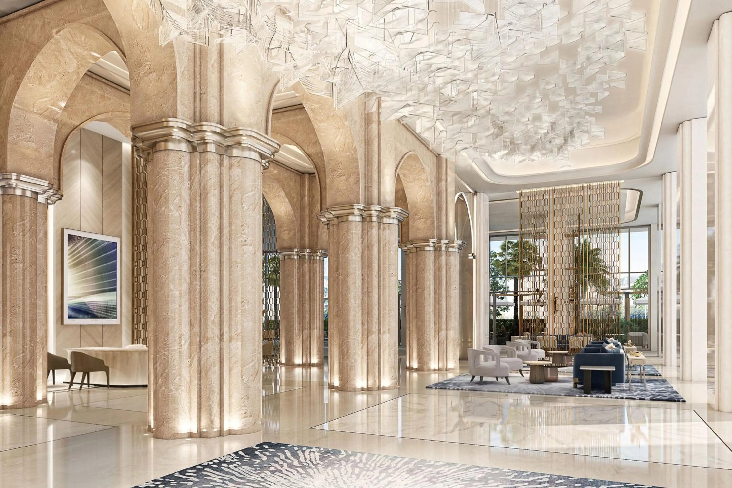 Lobby or reception in The St. Regis Kuwait