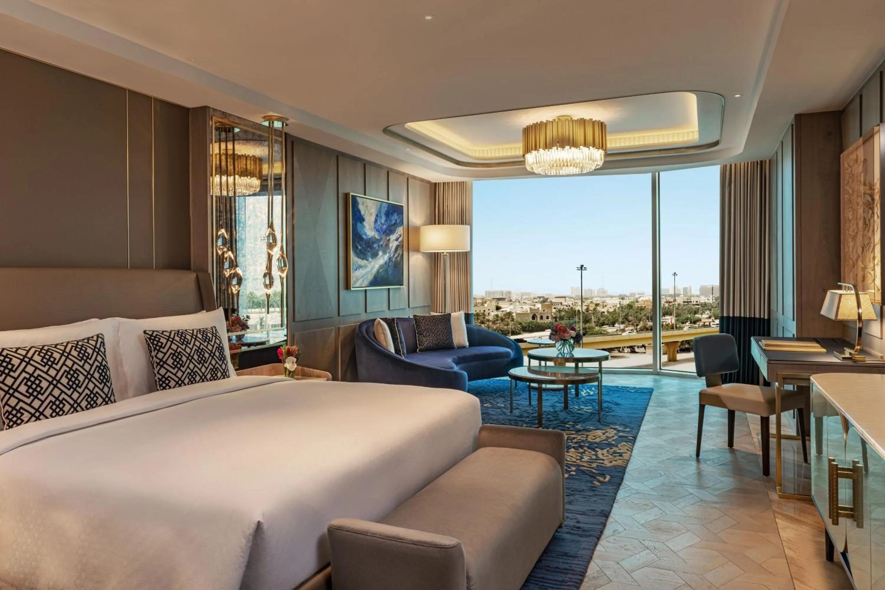 Bedroom, Bed in The St. Regis Kuwait