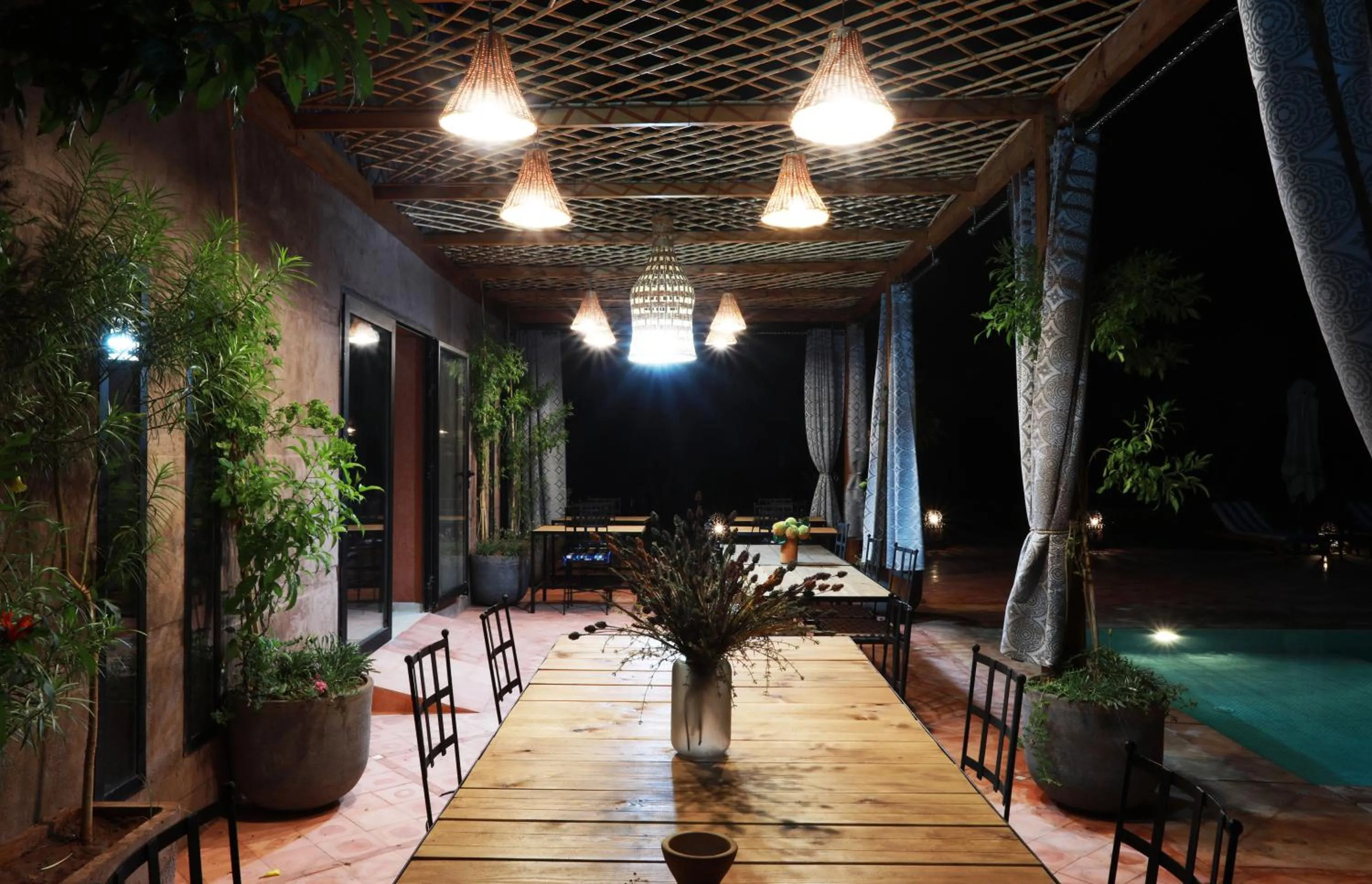 Patio in Le petit Château des Anges