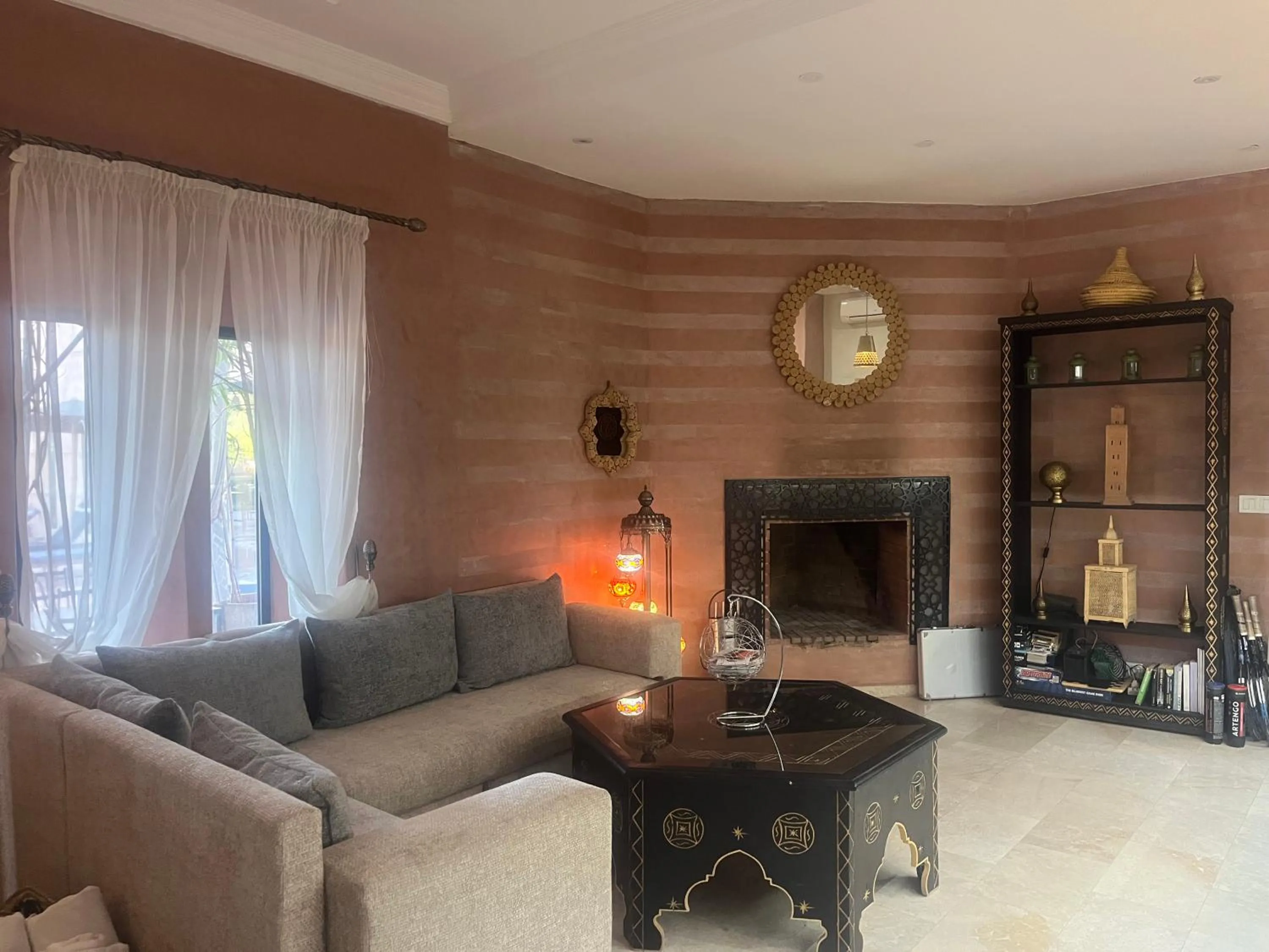 Living room in Le petit Château des Anges