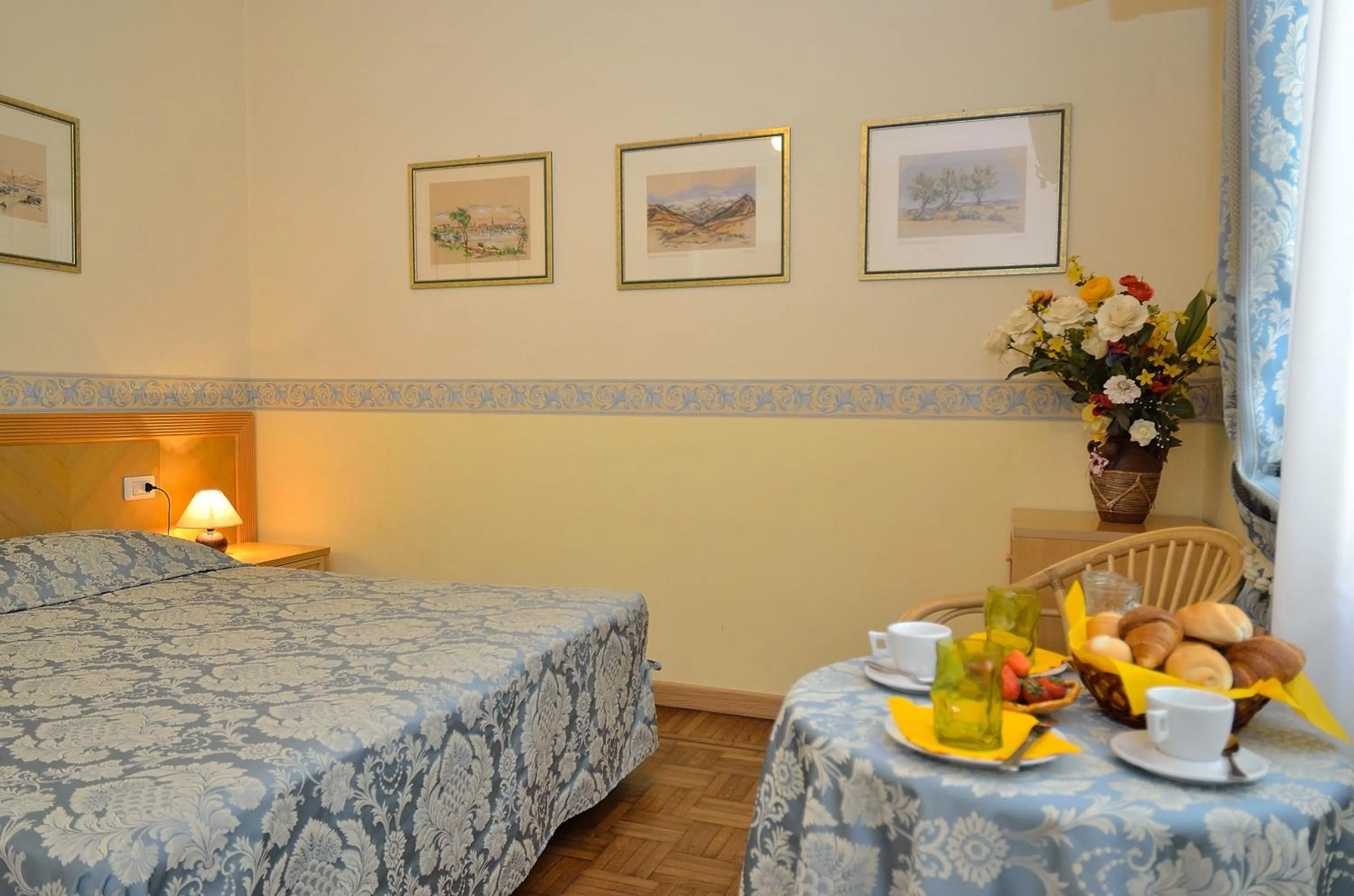 Decorative detail, Bed in Villa Angelica