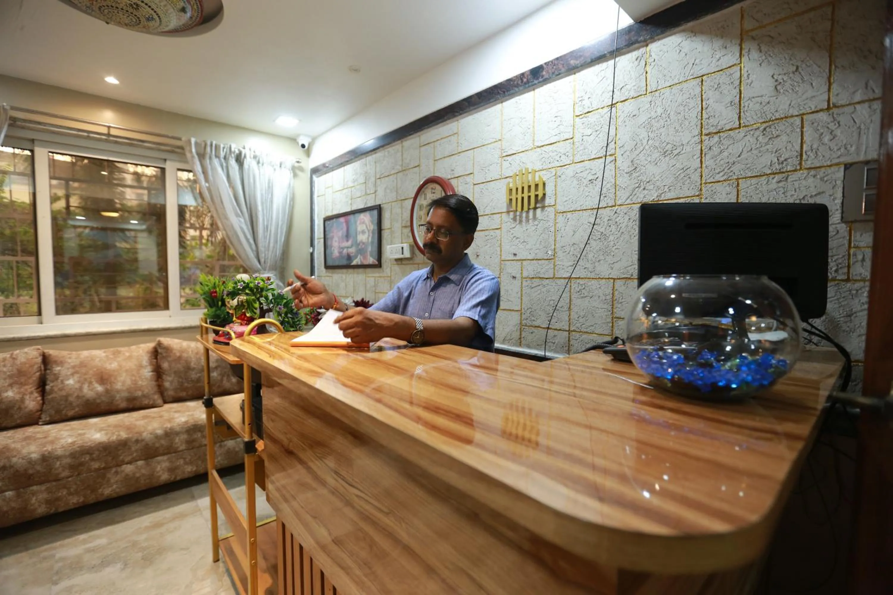 Lobby or reception in Villa Residency