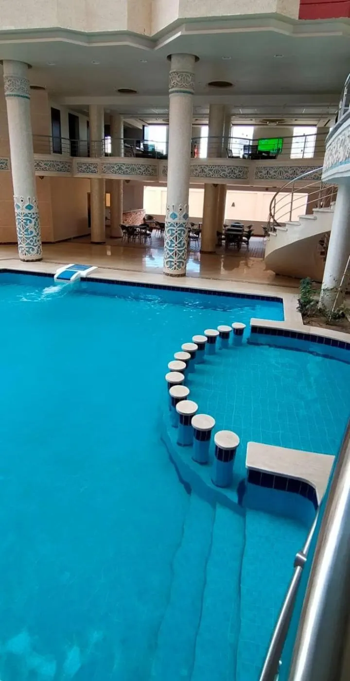 Pool view in Casablanca Beach Hurgada