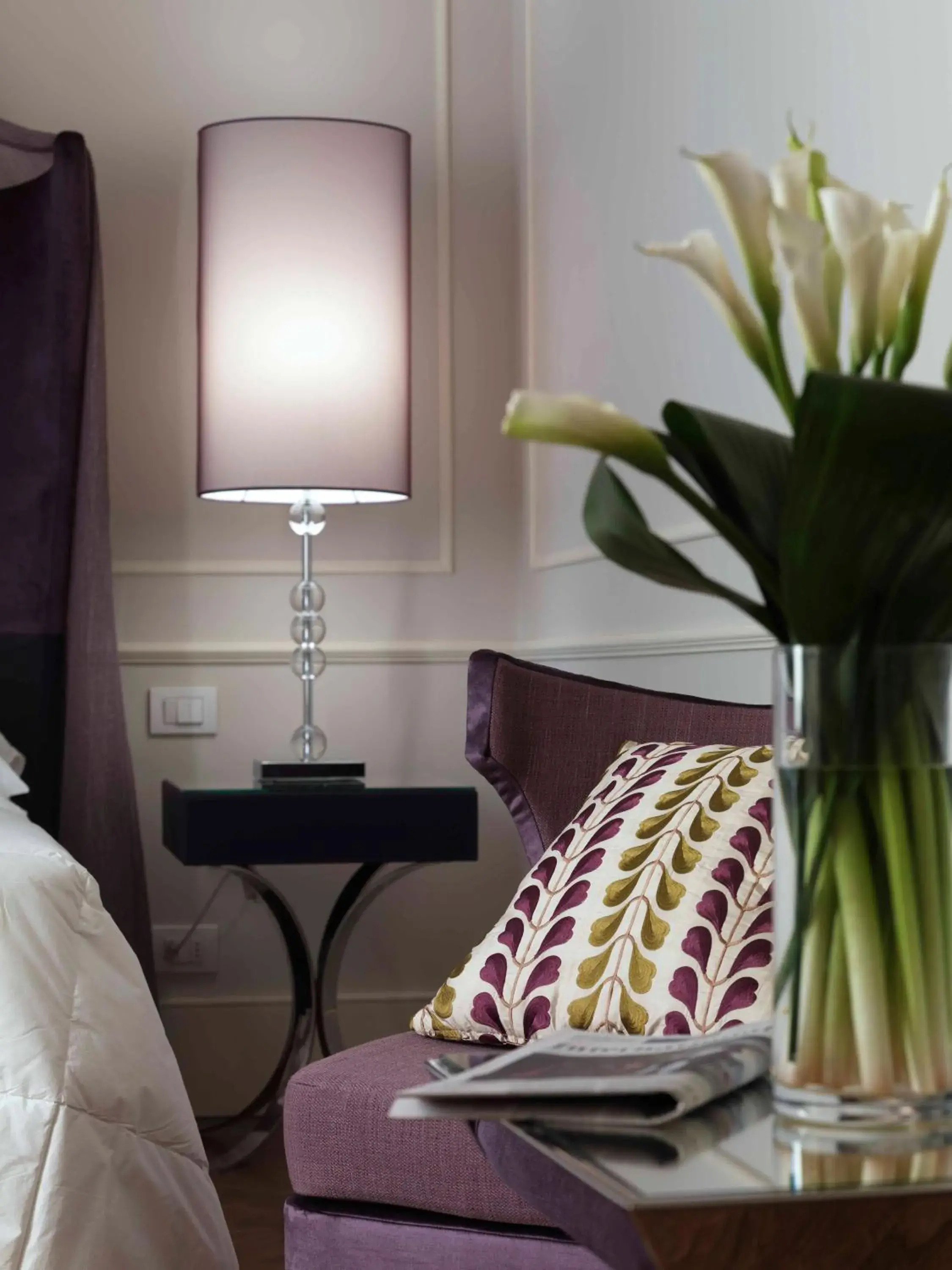 Decorative detail, Bed in Brunelleschi Hotel Decorative detail, Bed in Brunelleschi Hotel