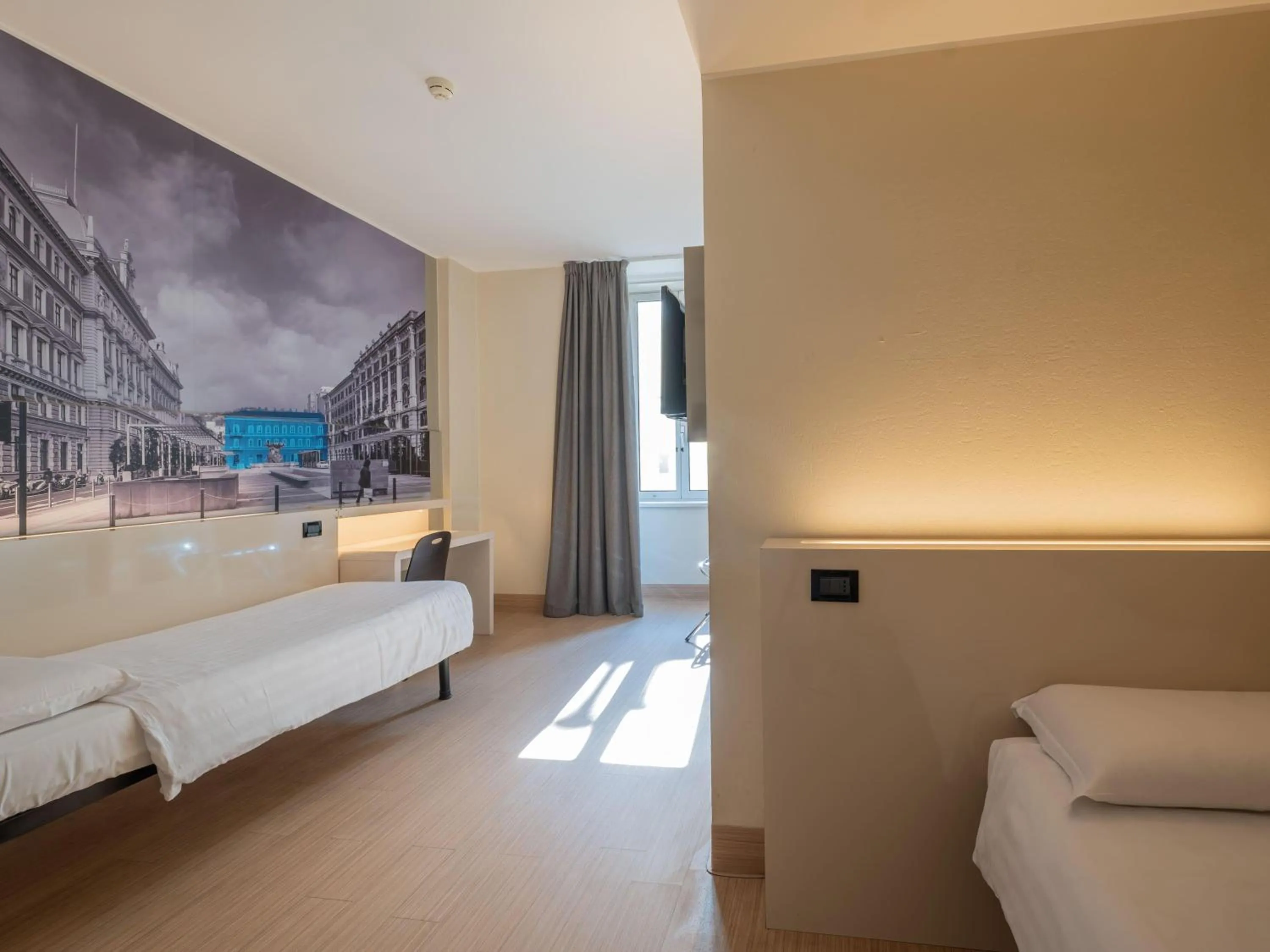 Photo of the whole room, Bed in B&B Hotel Trieste