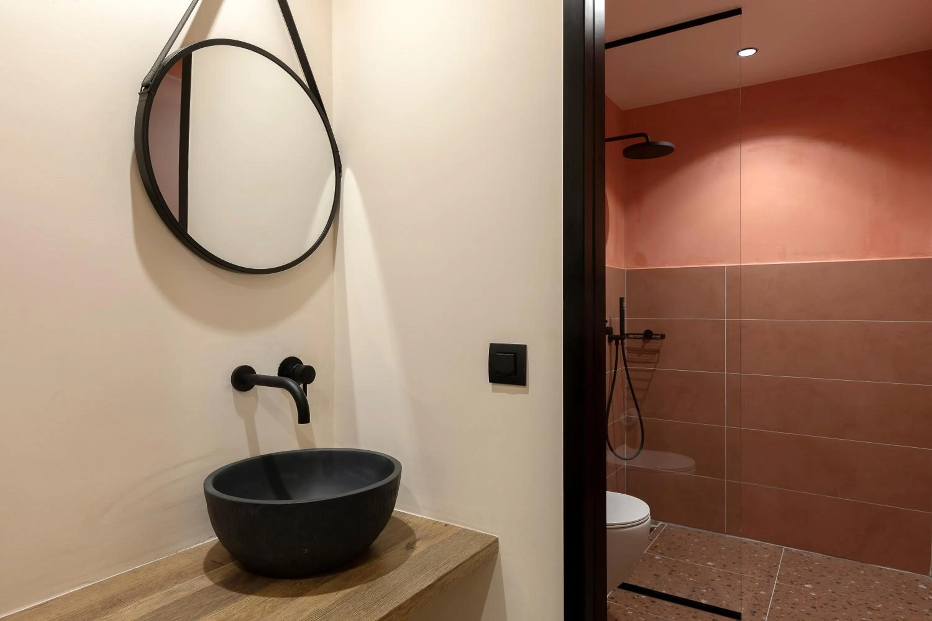 Shower in The Nest Resort