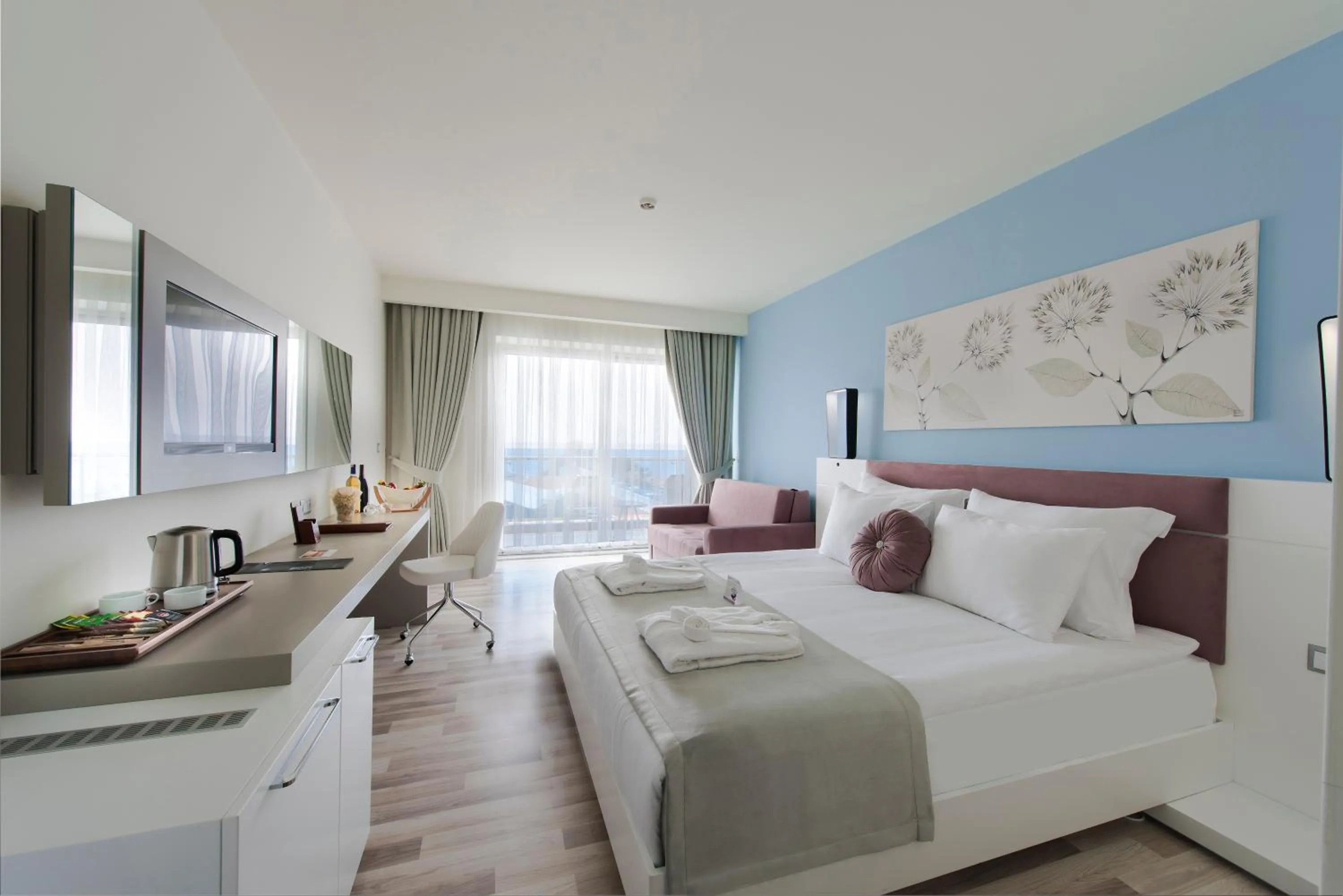 TV and multimedia, Bed in Flora Garden Ephesus Kusadasi - All Inclusive
