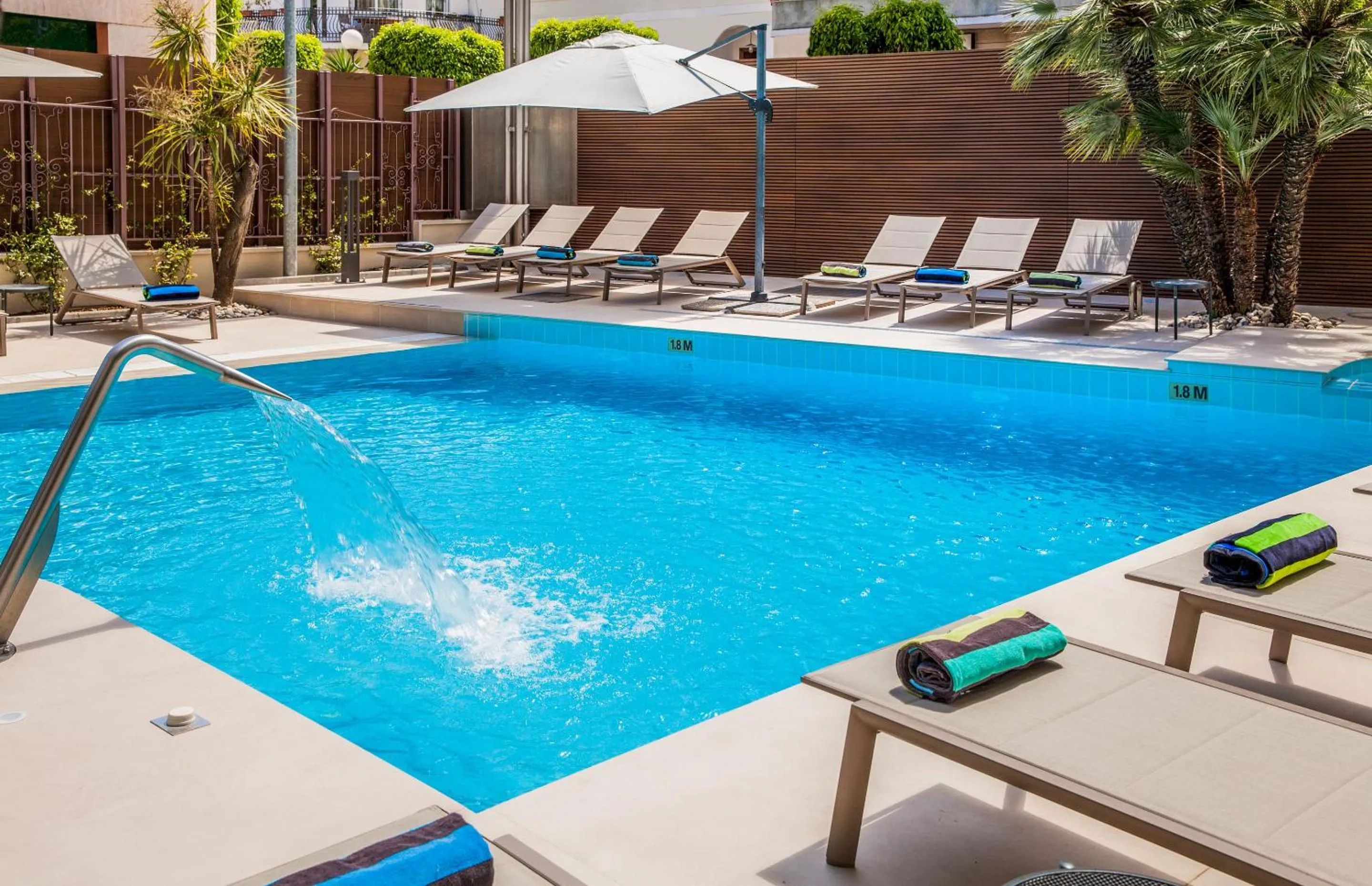 Swimming pool in Hotel Torino Wellness & Spa