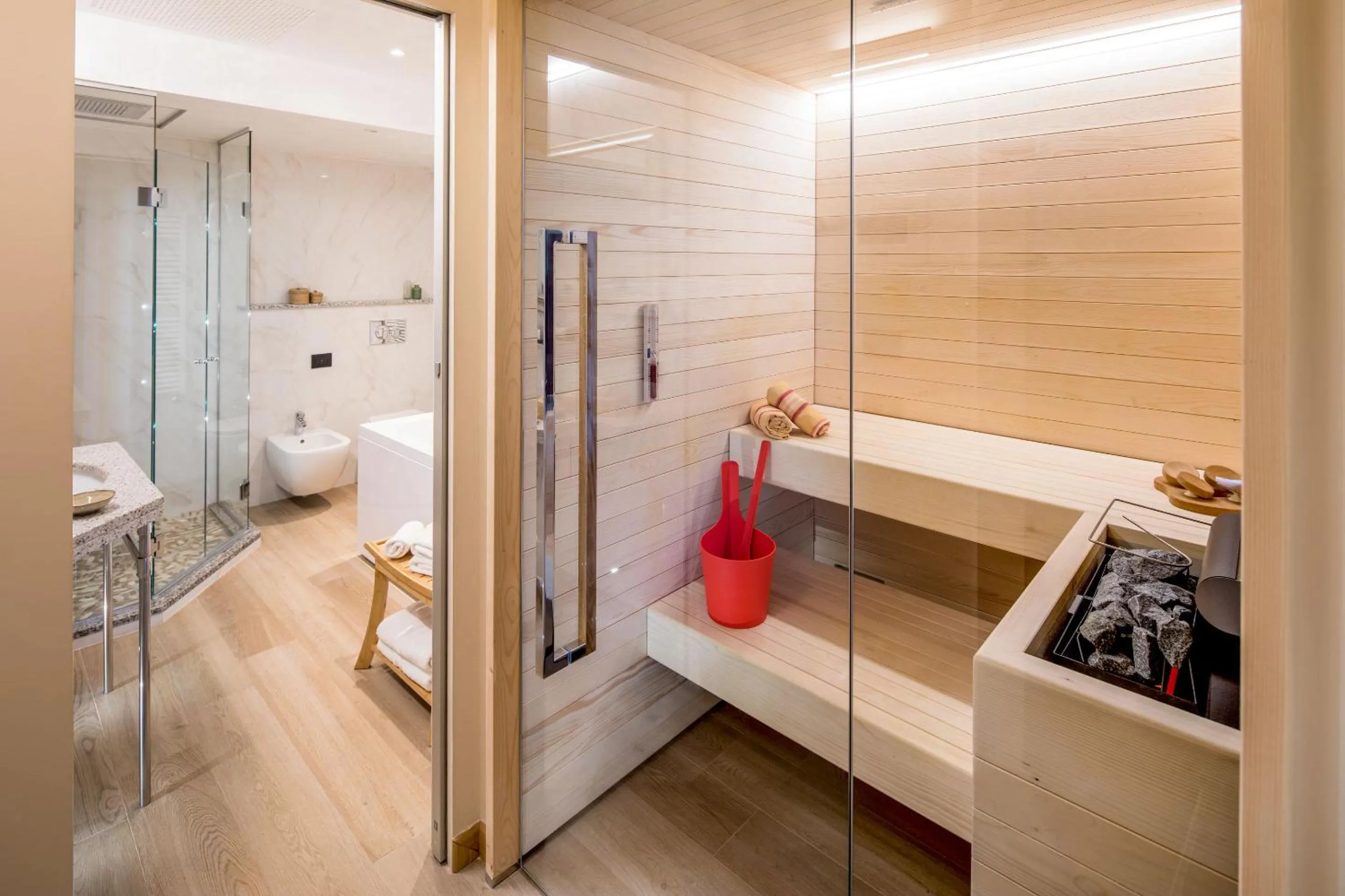 Sauna in Hotel Torino Wellness & Spa