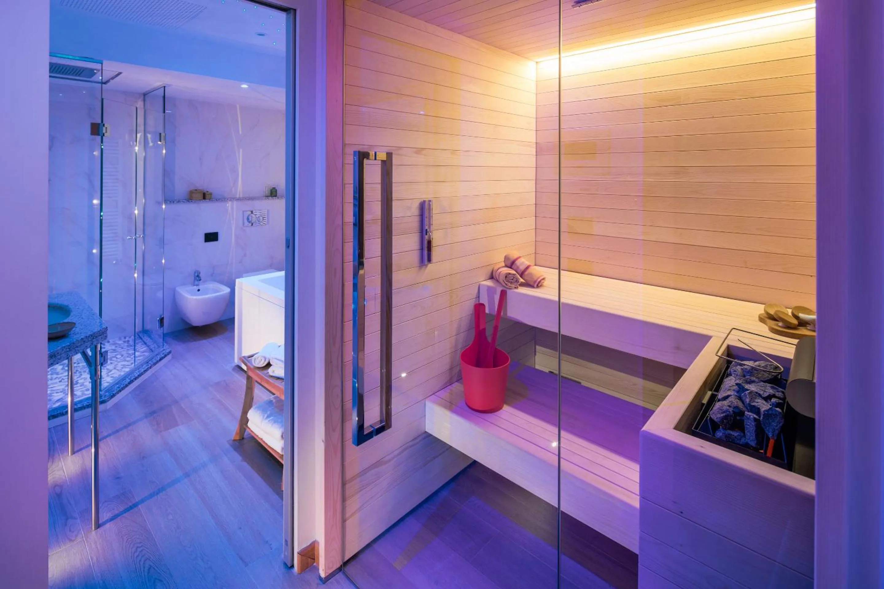 Sauna in Hotel Torino Wellness & Spa