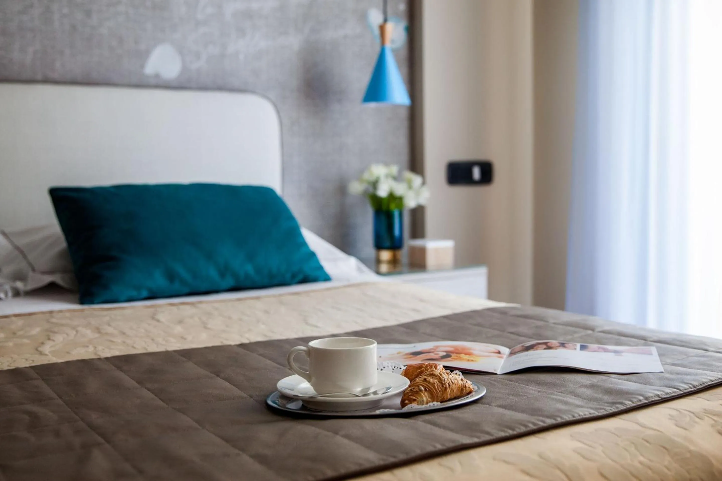 Decorative detail, Bed in Hotel Torino Wellness & Spa