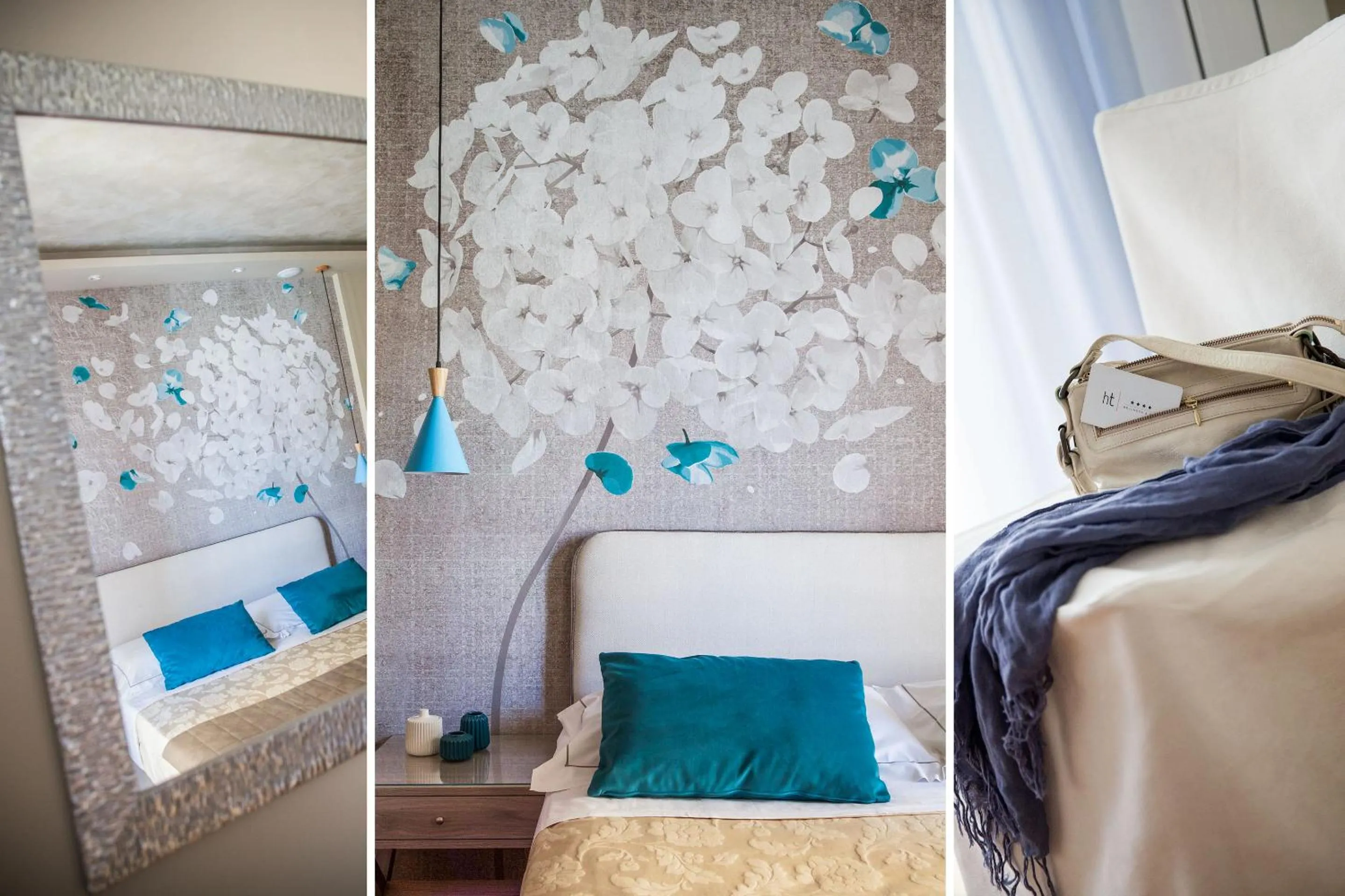 Bed in Hotel Torino Wellness & Spa