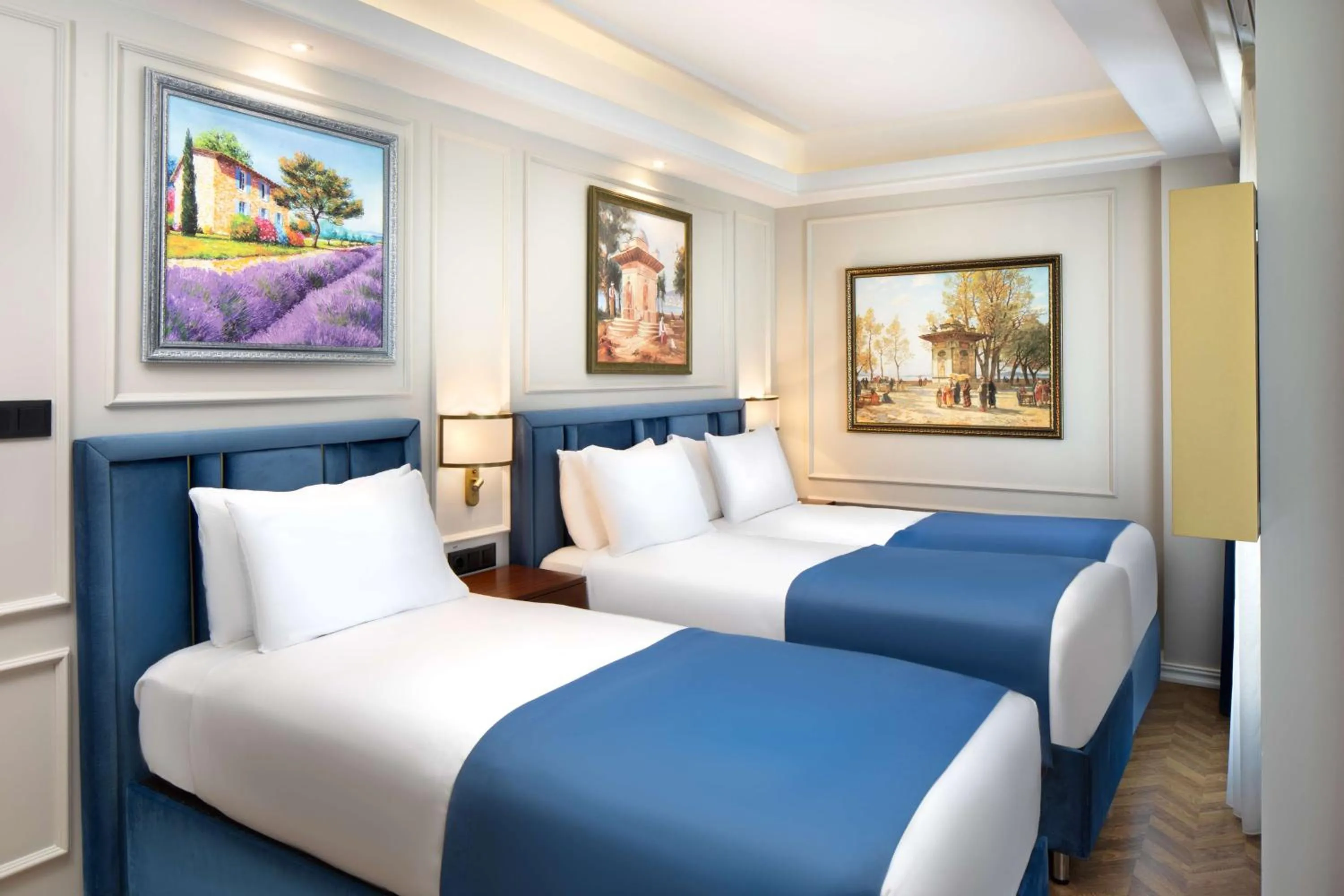 Bed in Royan Hotel Hagia Sophia, a member of Radisson Individuals