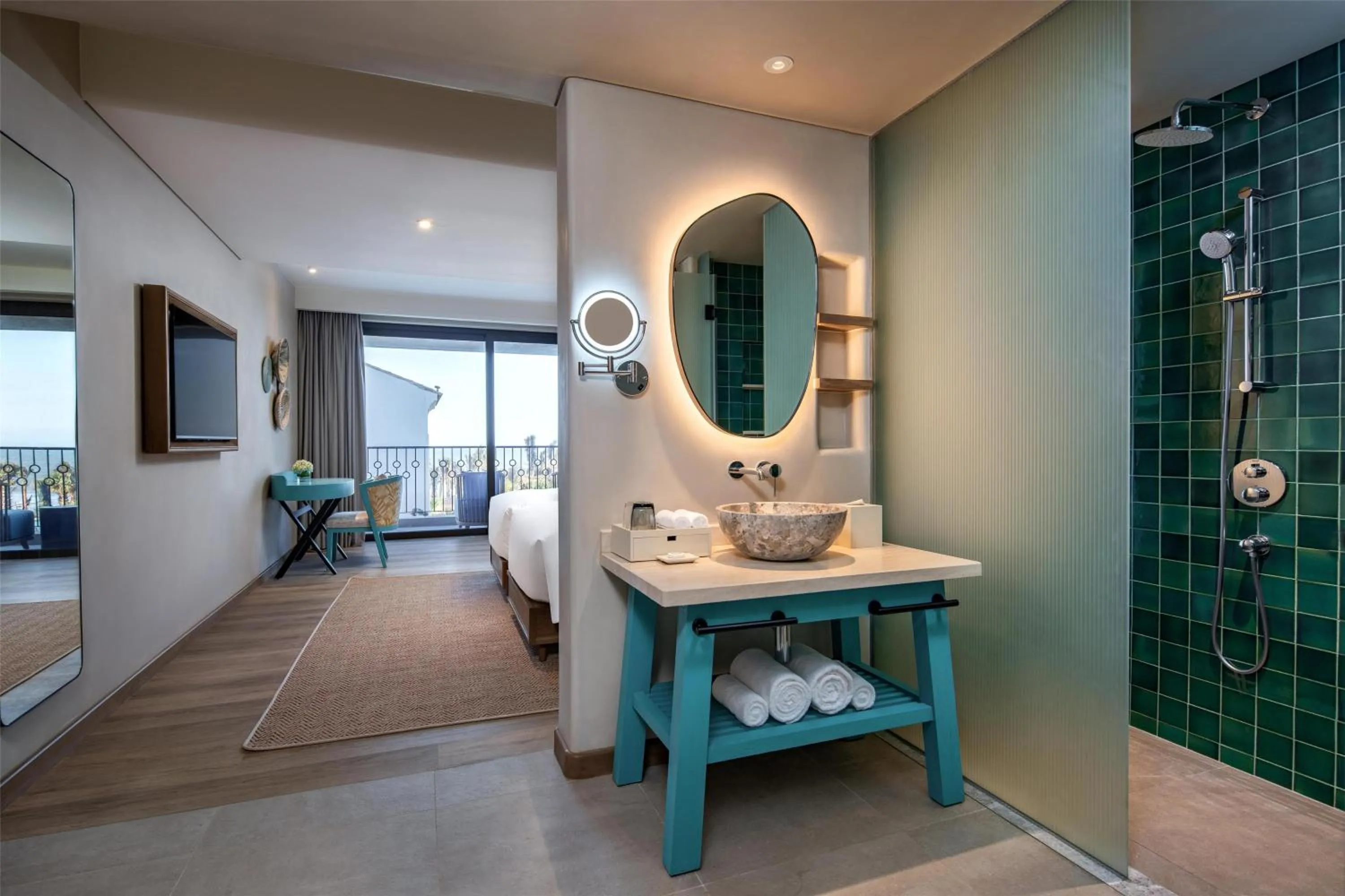 Bathroom, Bed in Radisson Resort Phan Thiet