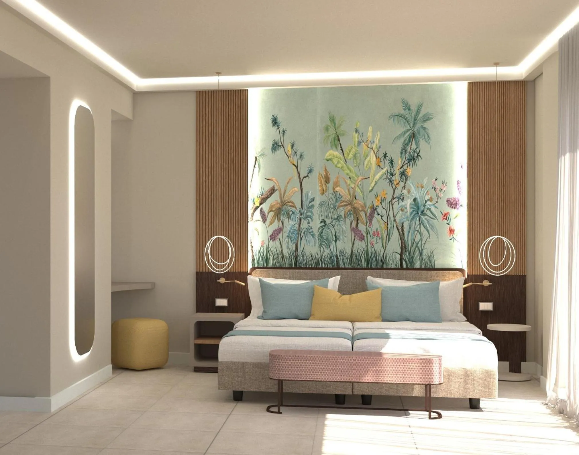 Photo of the whole room in Hotel Tirreno