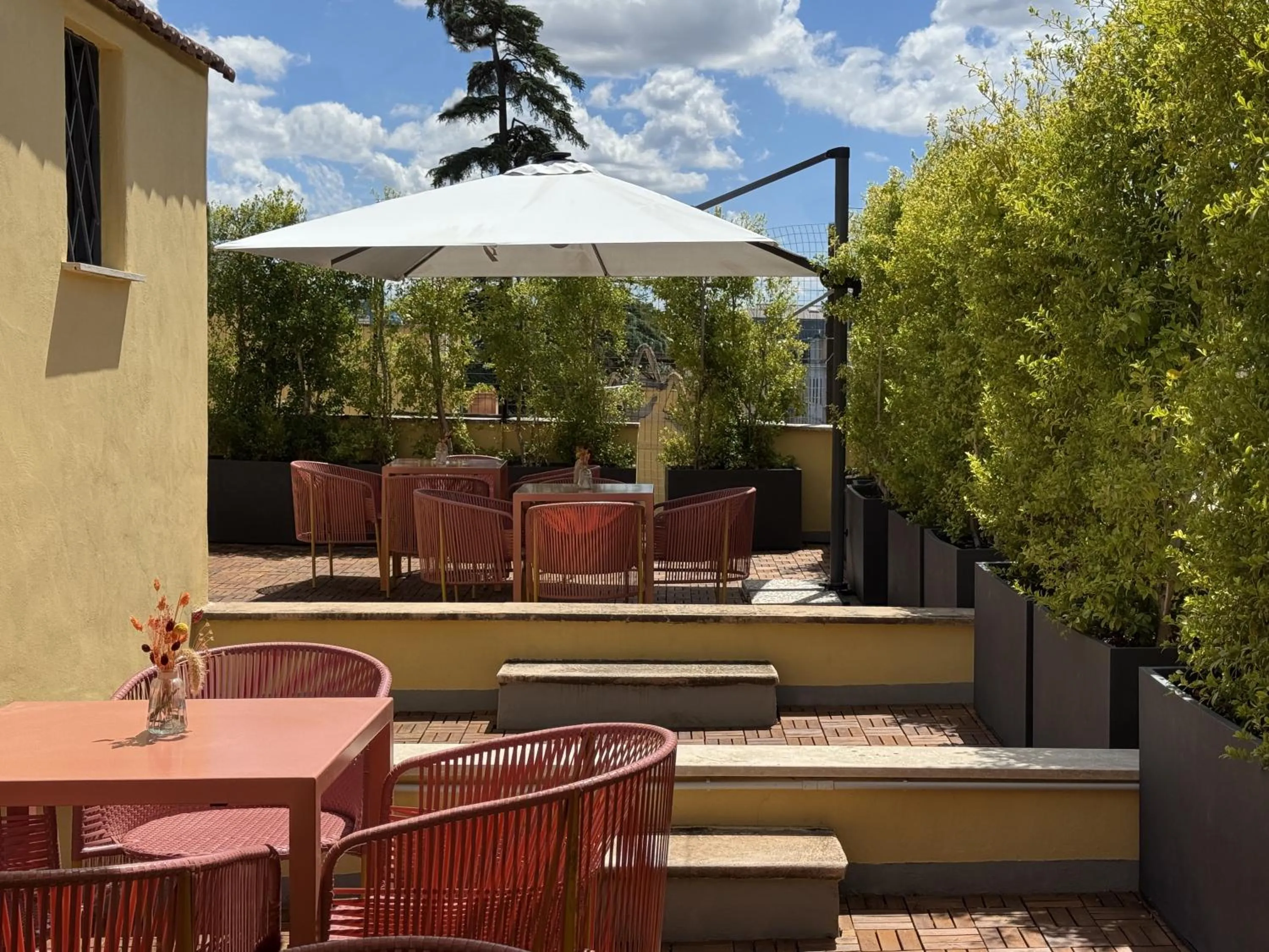 Garden in Hotel Milani