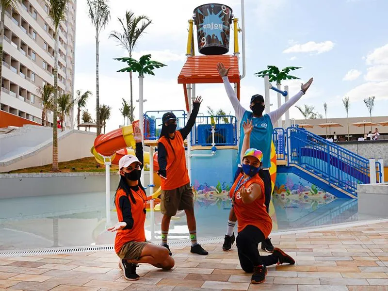People in Solar das Aguas Park