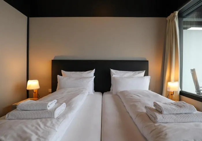 Bed in Lauchernalp Resort Residences