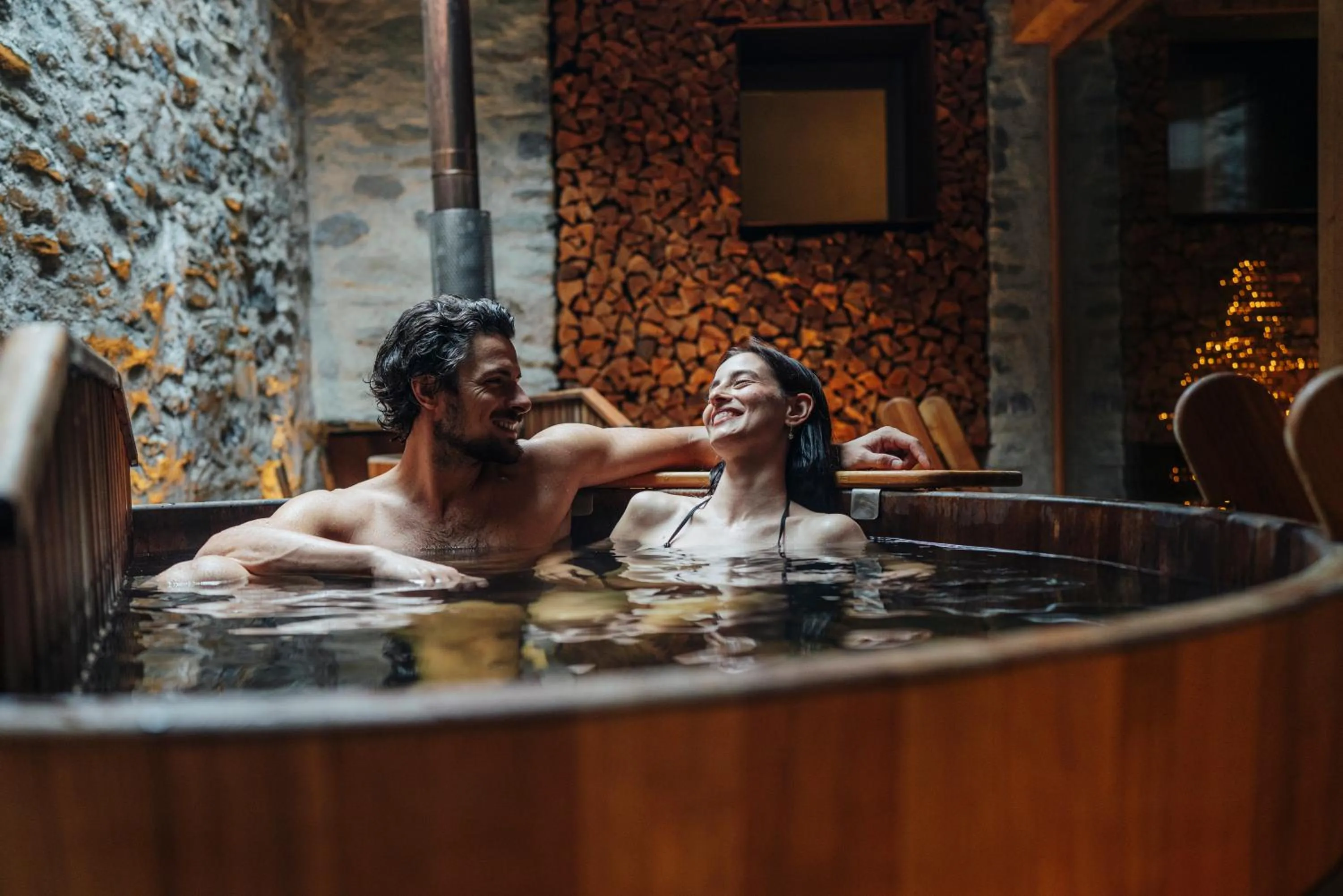 Hot Tub in La Genzianella Bormio