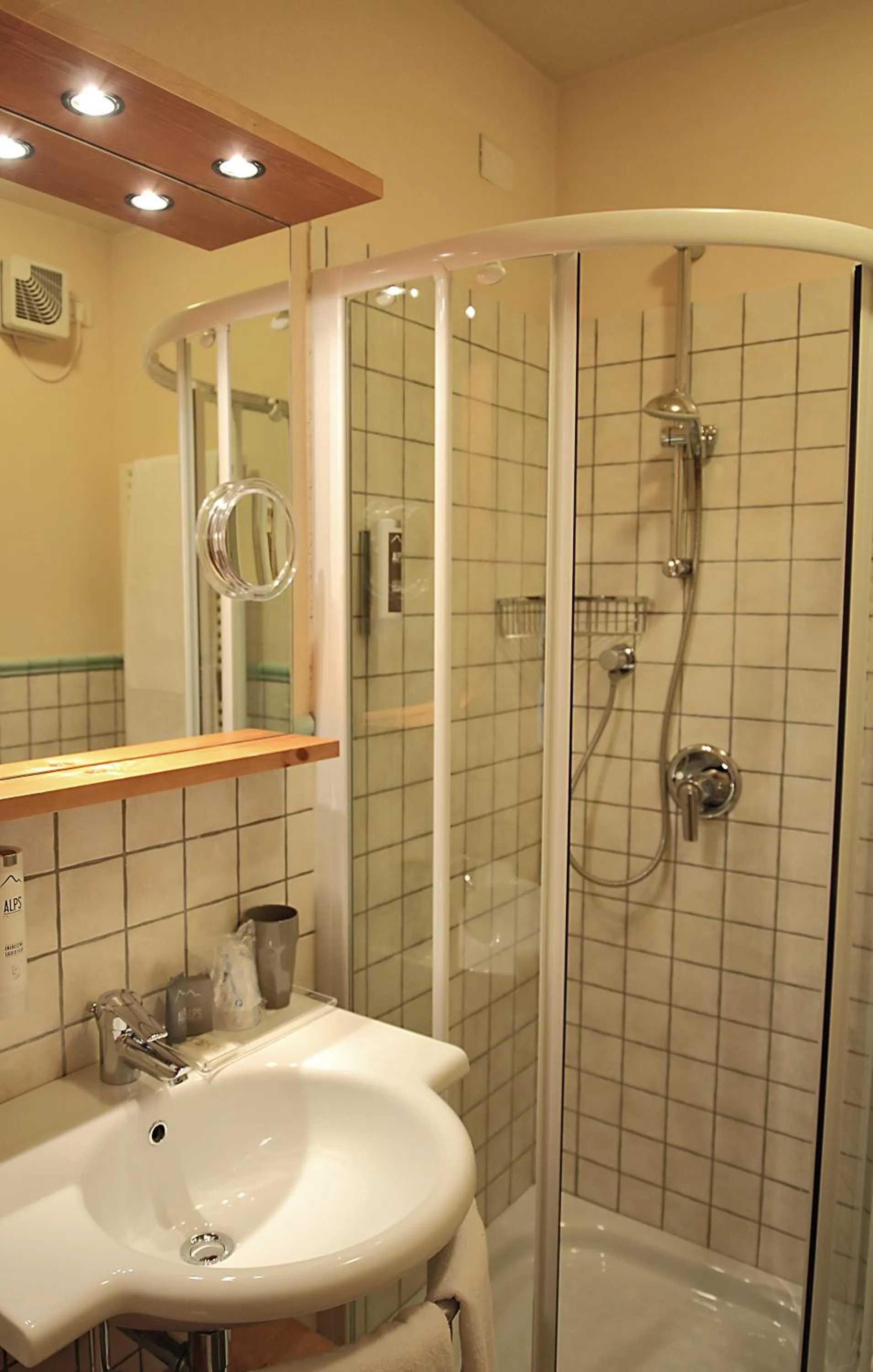 Bathroom in La Genzianella Bormio