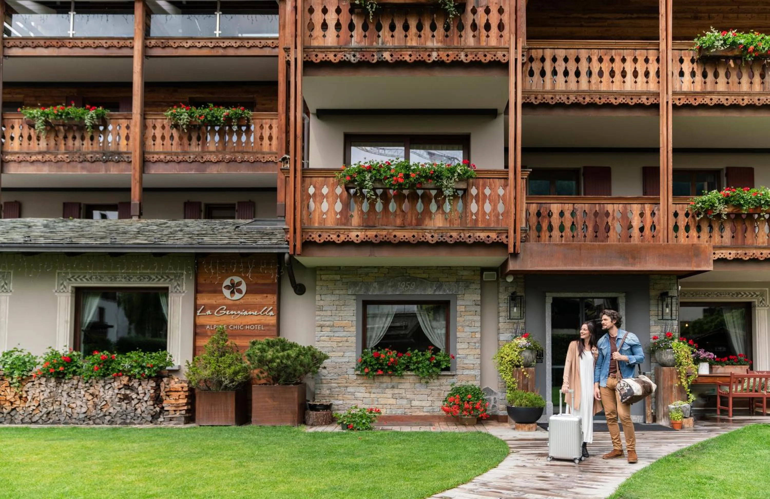 Property building in La Genzianella Bormio