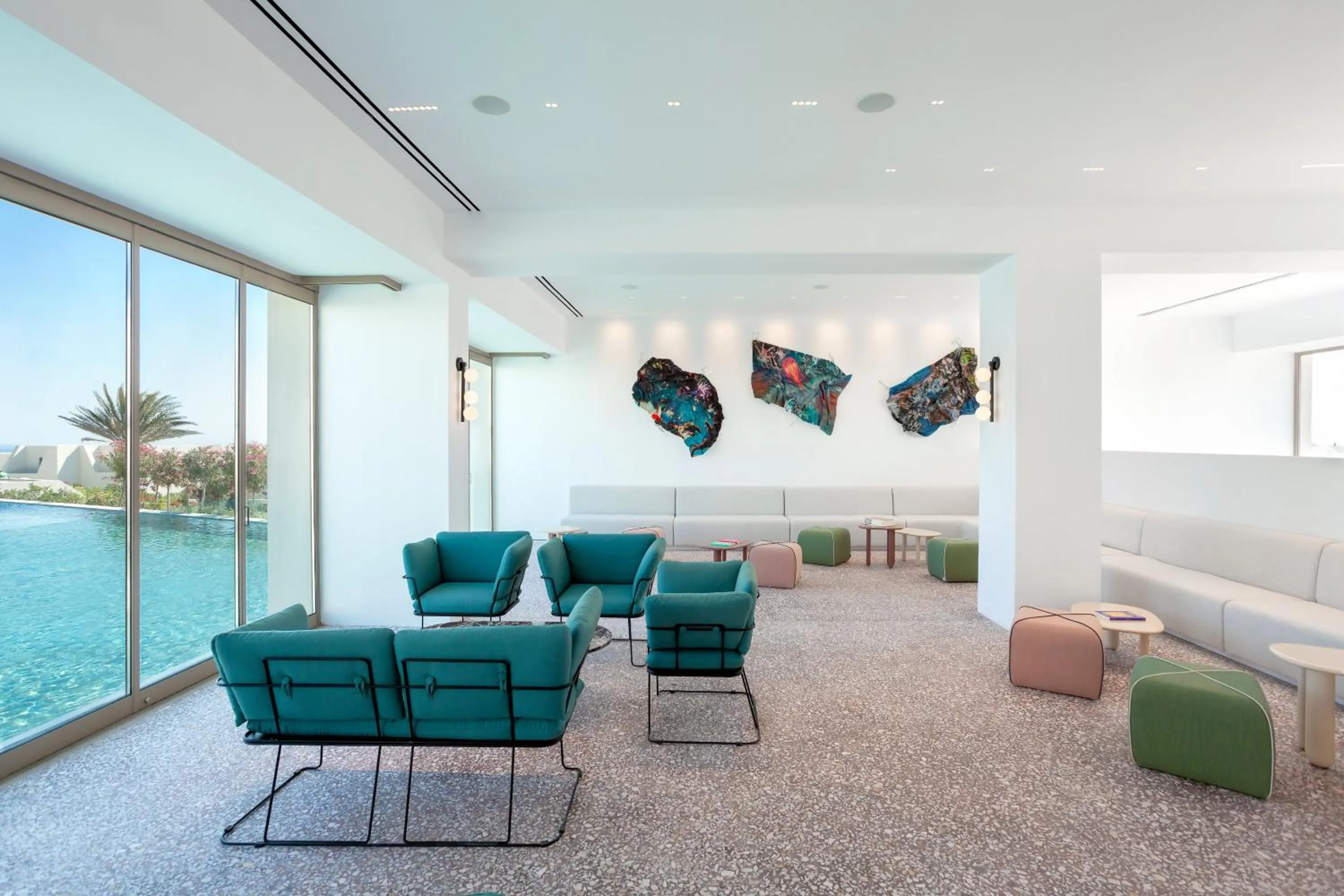 Lobby or reception in Noūs Santorini