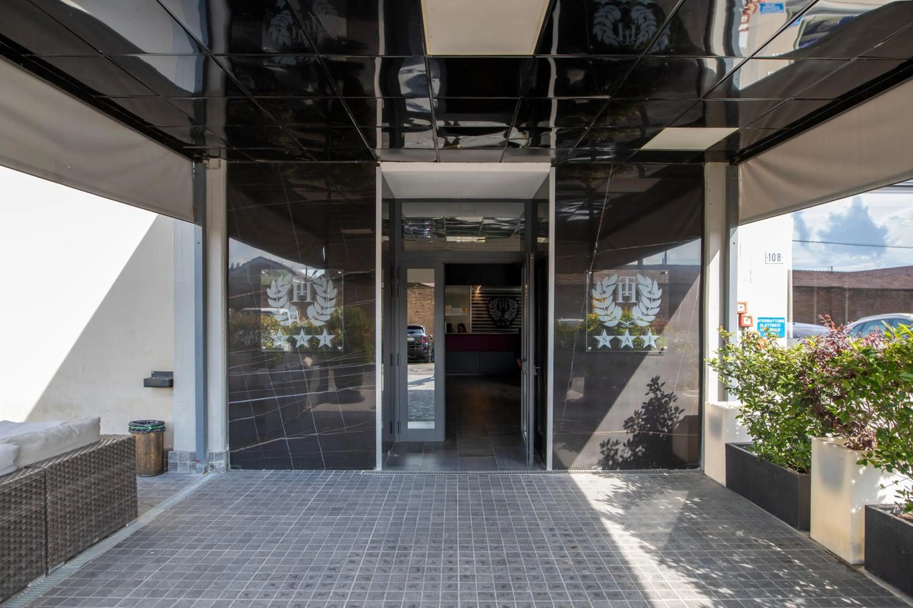 Property building in Tiby Hotel