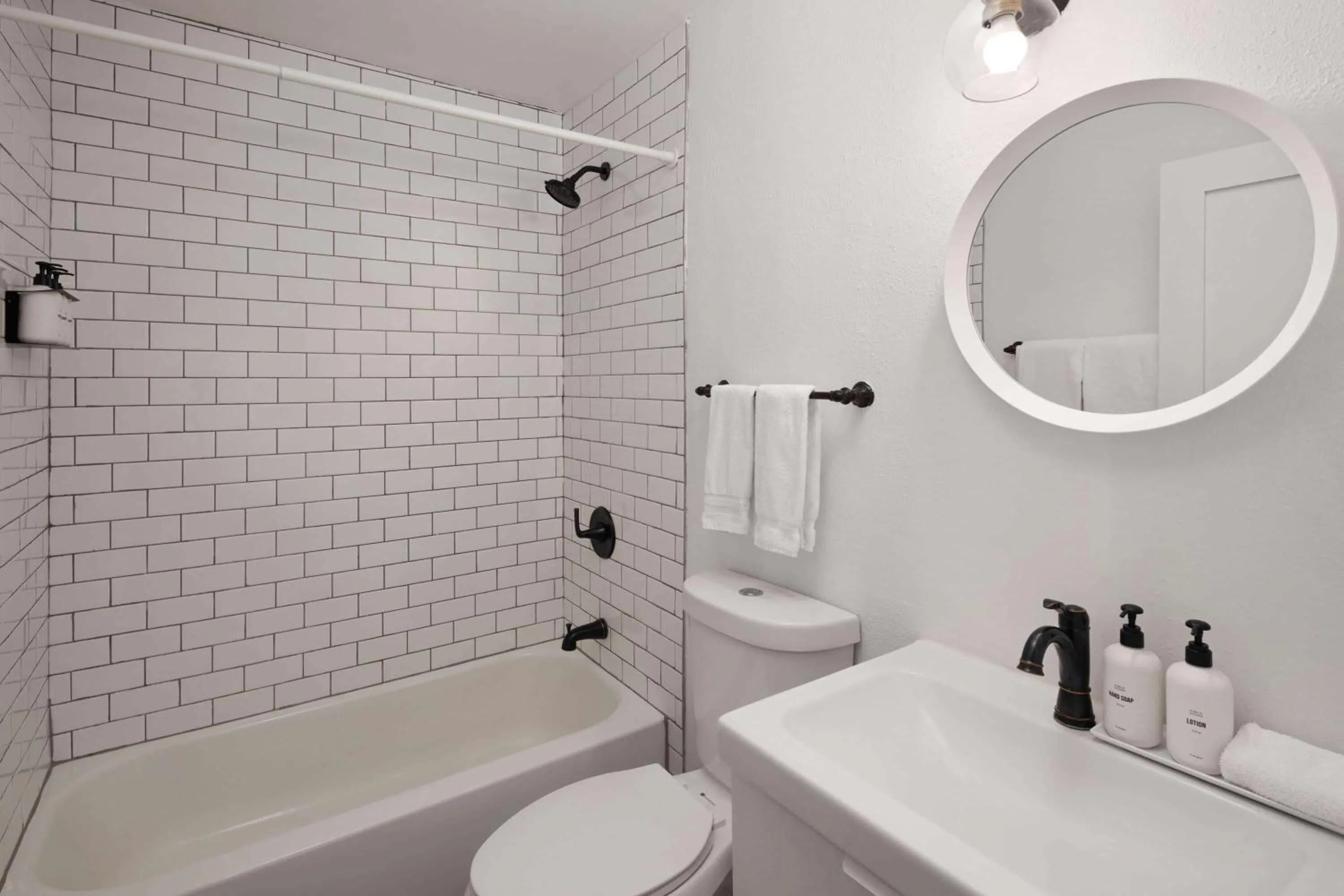 Bathroom in Reside Seattle Downtown, a Wyndham Residence